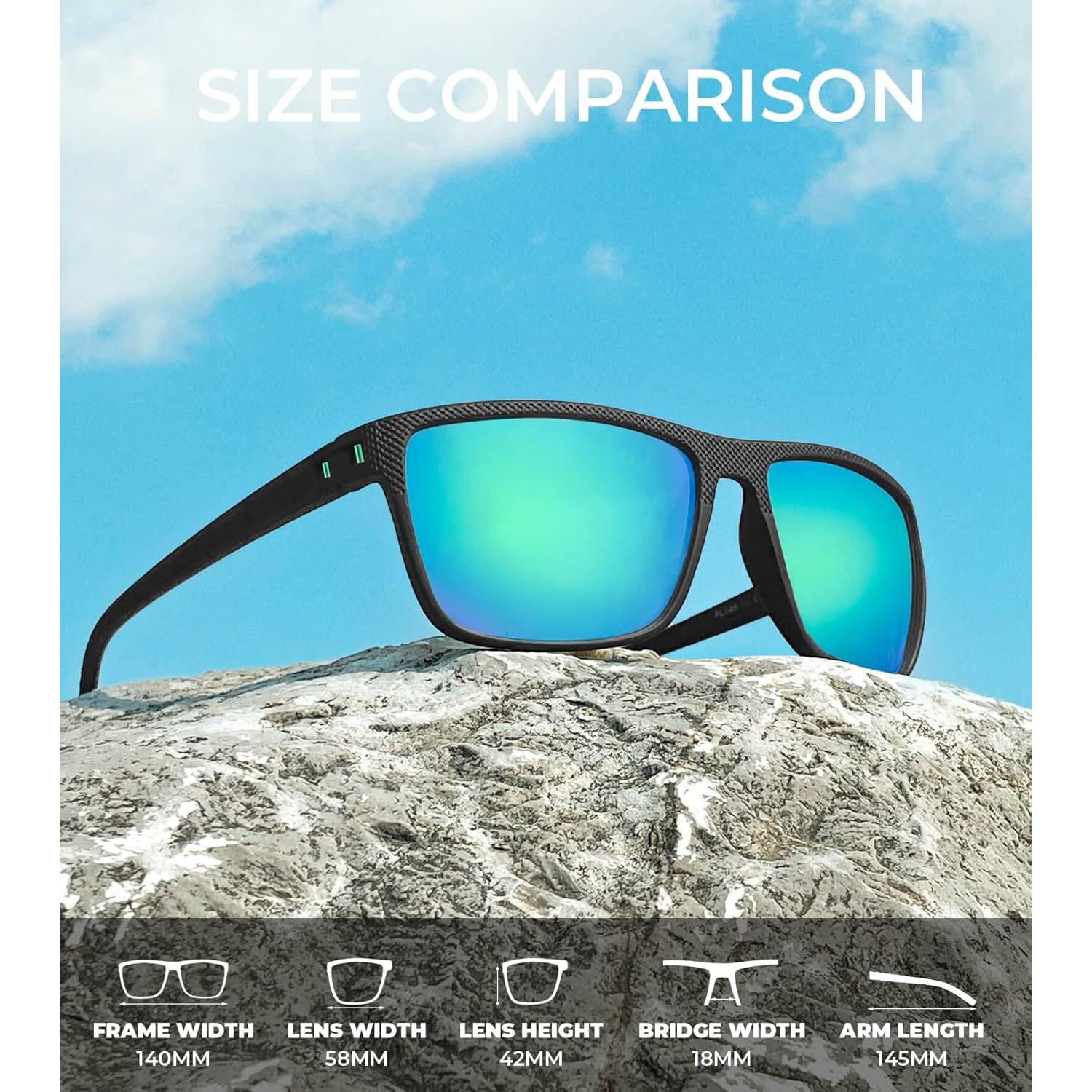 Gafas de sol KALIYADI polarizadas UV400 para hombres 3 pack