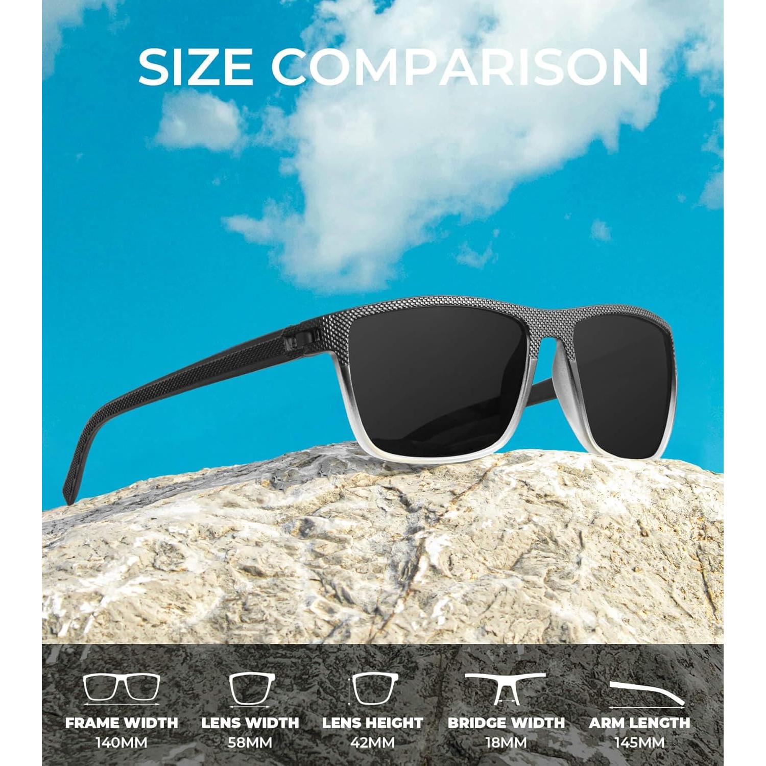 Gafas de Sol KALIYADI Polarizadas UV400 para Hombres