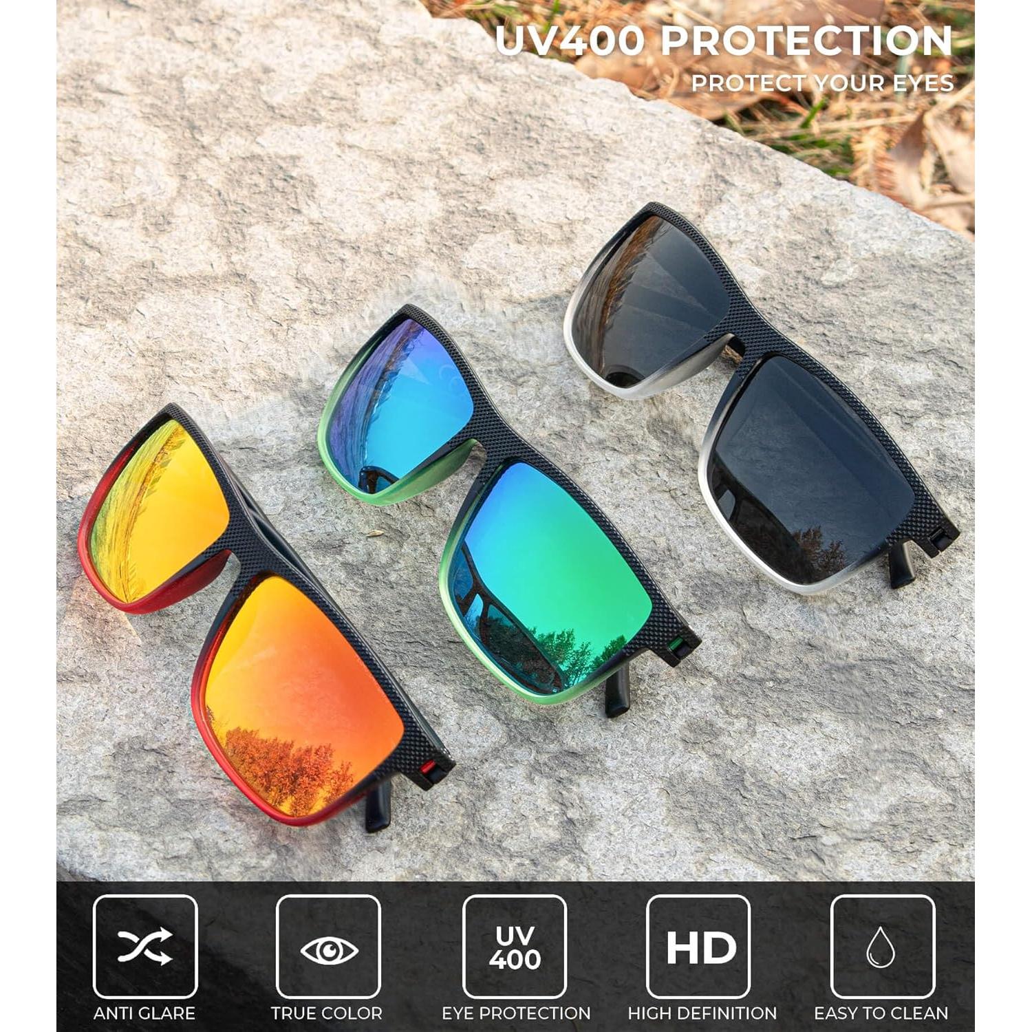 Gafas de Sol KALIYADI Polarizadas UV400 para Hombres