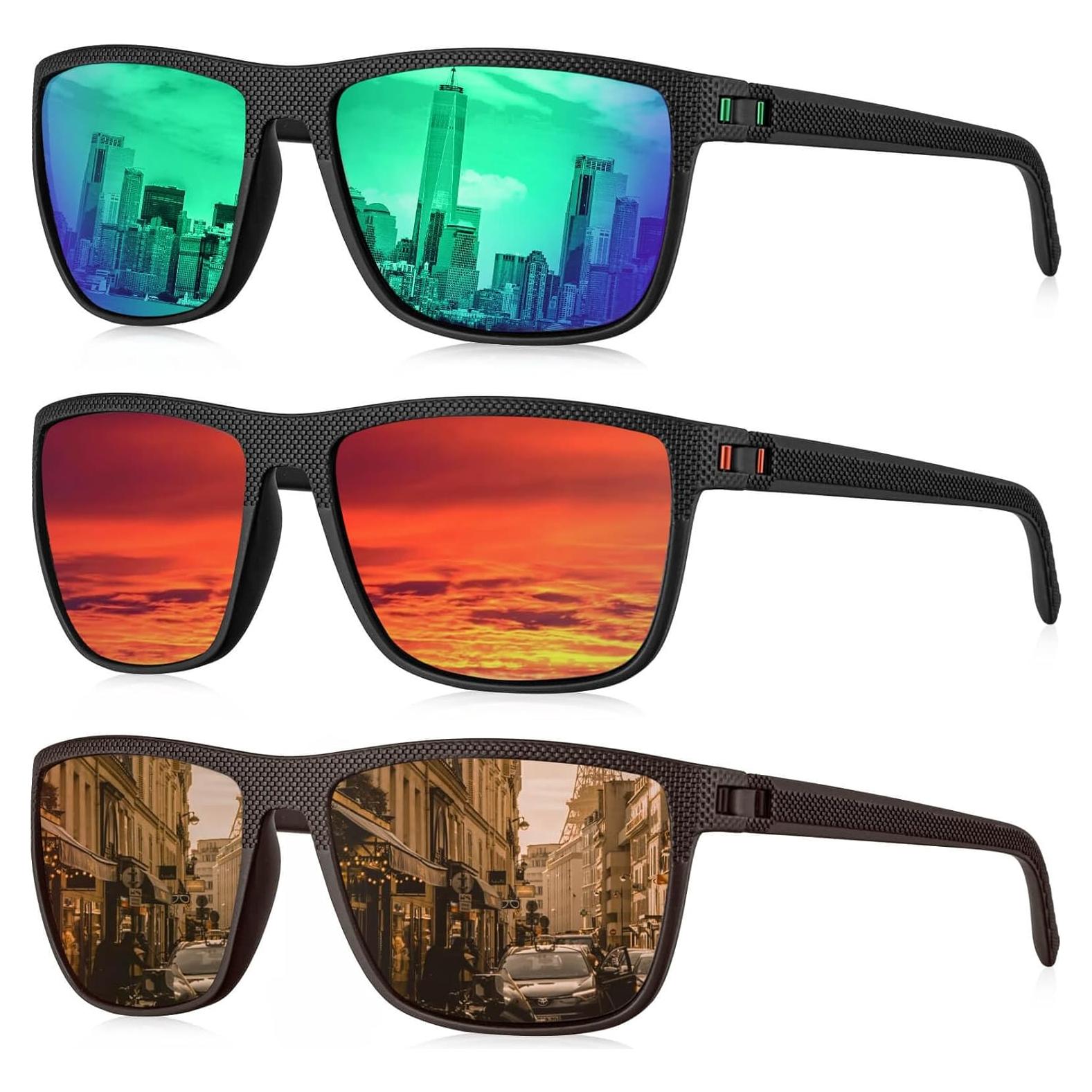 Gafas de sol KALIYADI polarizadas UV400 para hombres - 3 colores