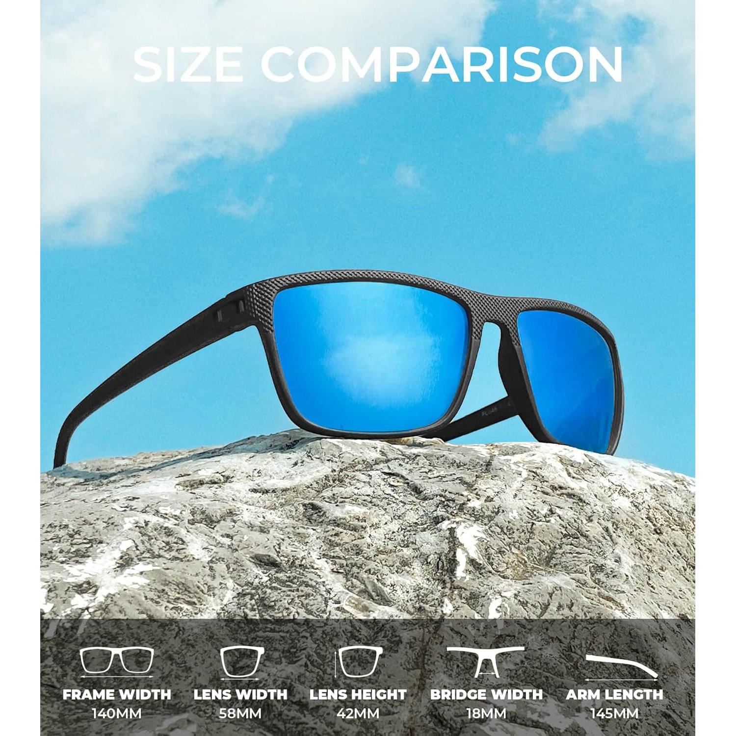 Gafas de sol KALIYADI polarizadas UV400 para hombres 3 pack