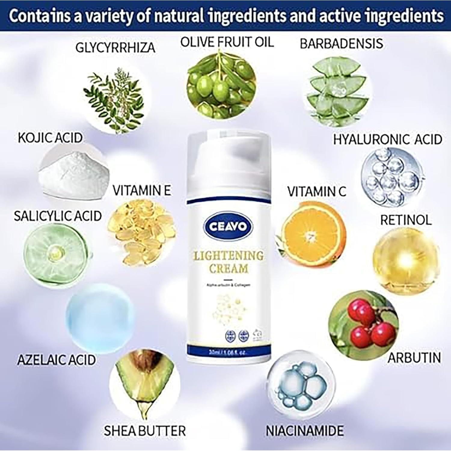 Crema Aclaradora de Piel Ceavo 30 ml para Áreas Íntimas