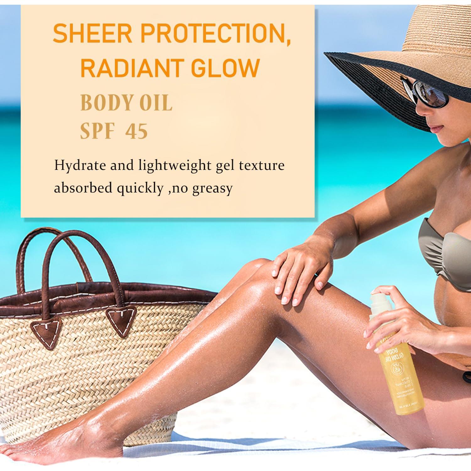 Aceite Corporal Protector Solar Firstfly SPF45 Hidratante 99g