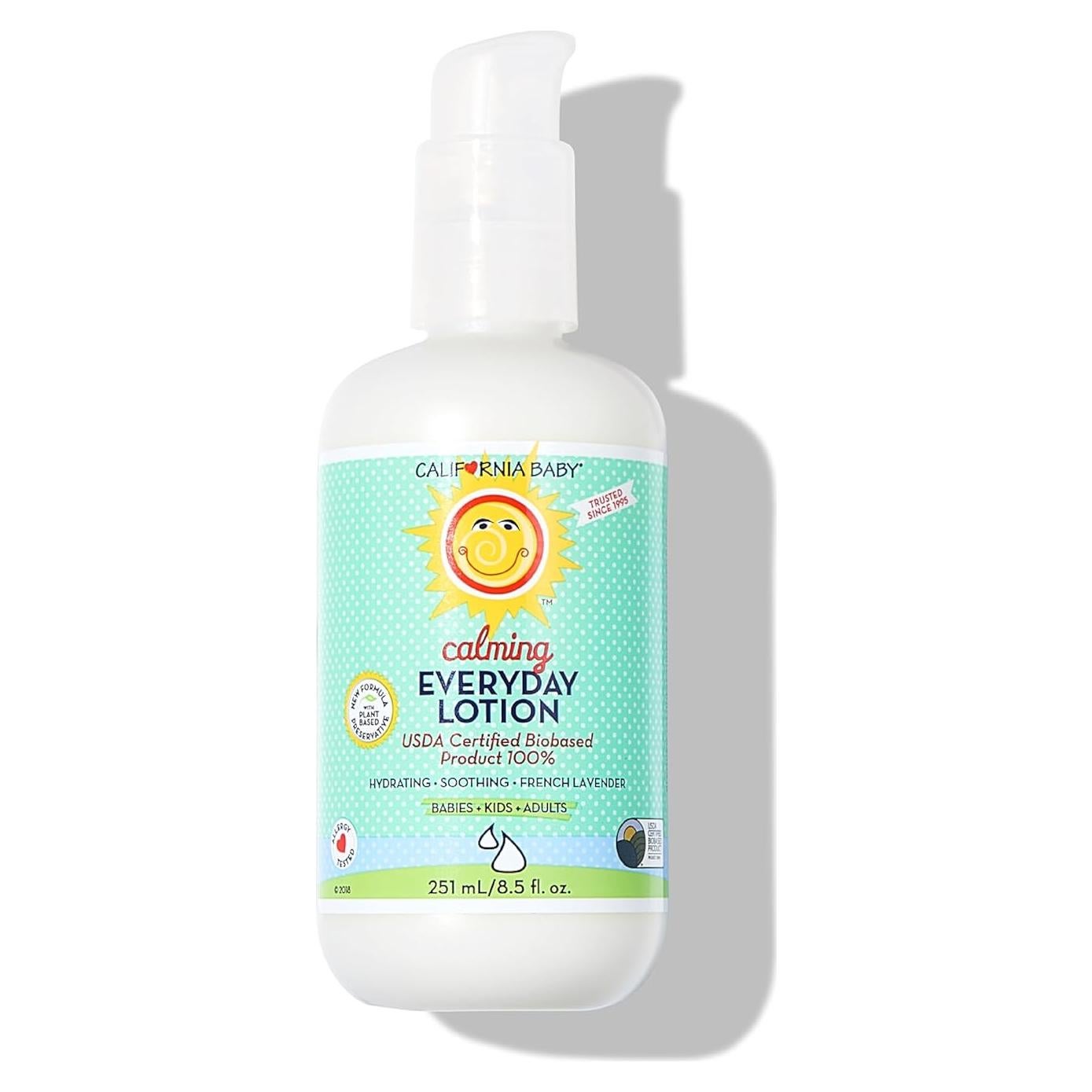 Loción Calmante California Baby 240 ml - Hidratante Facial Bebés