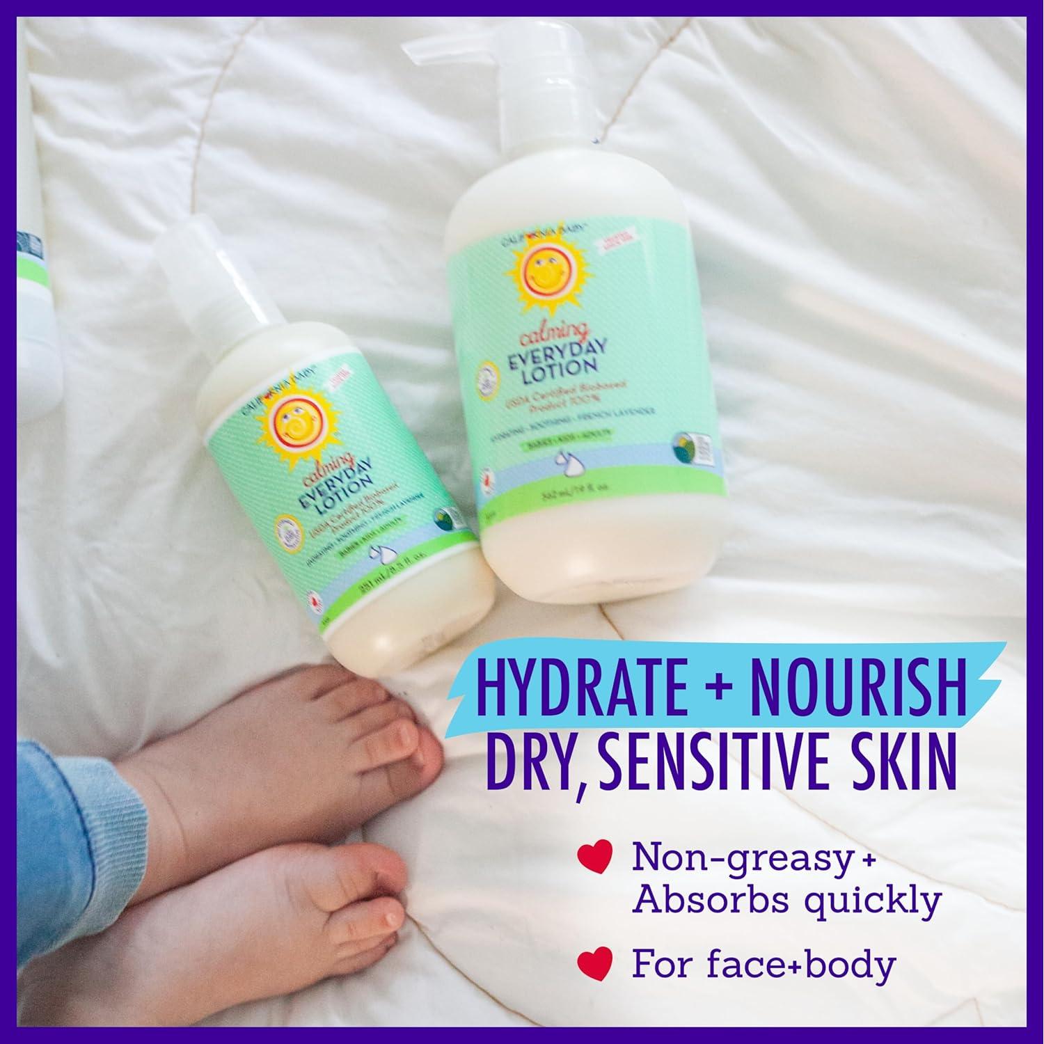 Loción Calmante California Baby 240 ml - Hidratante Facial Bebés