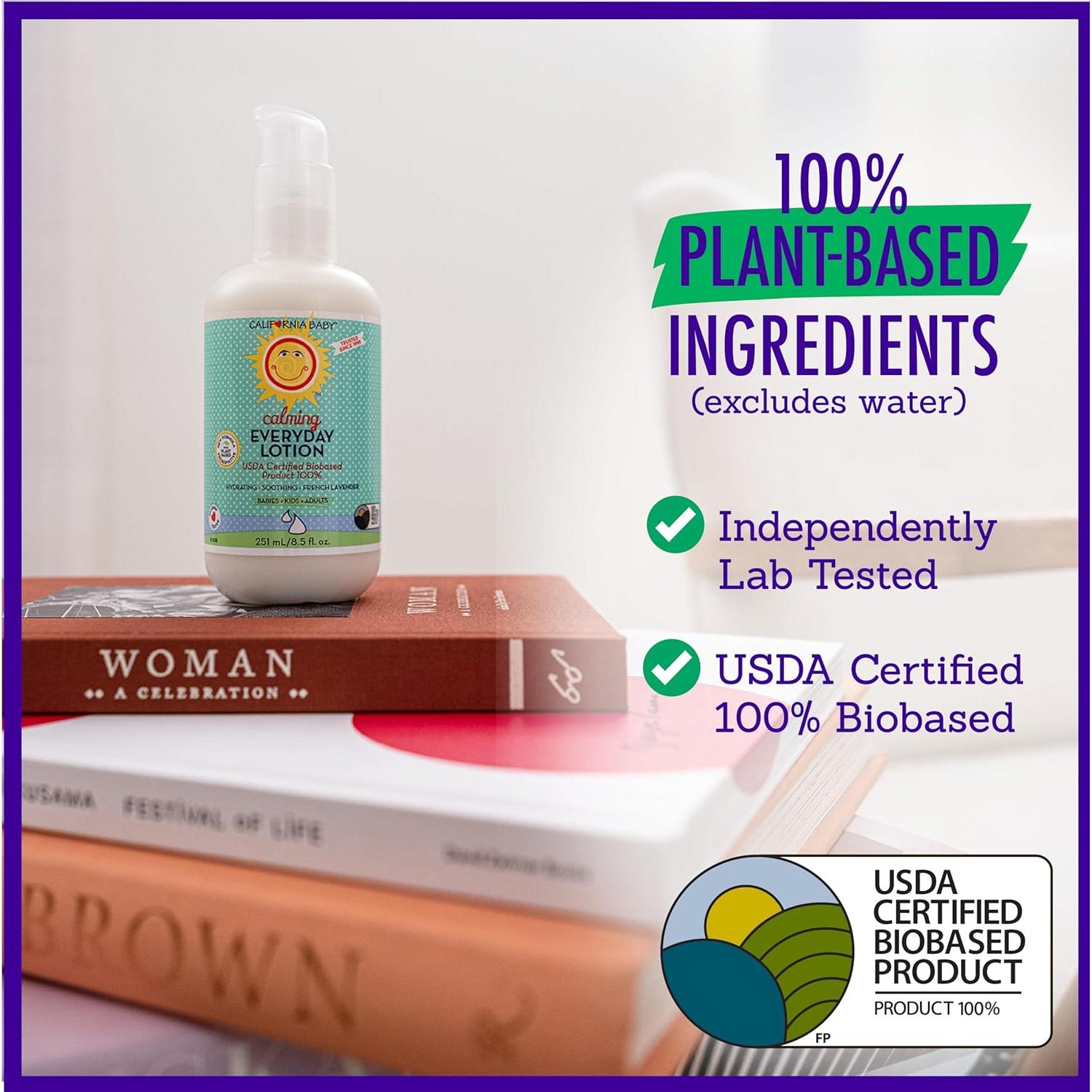 Loción Calmante California Baby 240 ml - Hidratante Facial Bebés