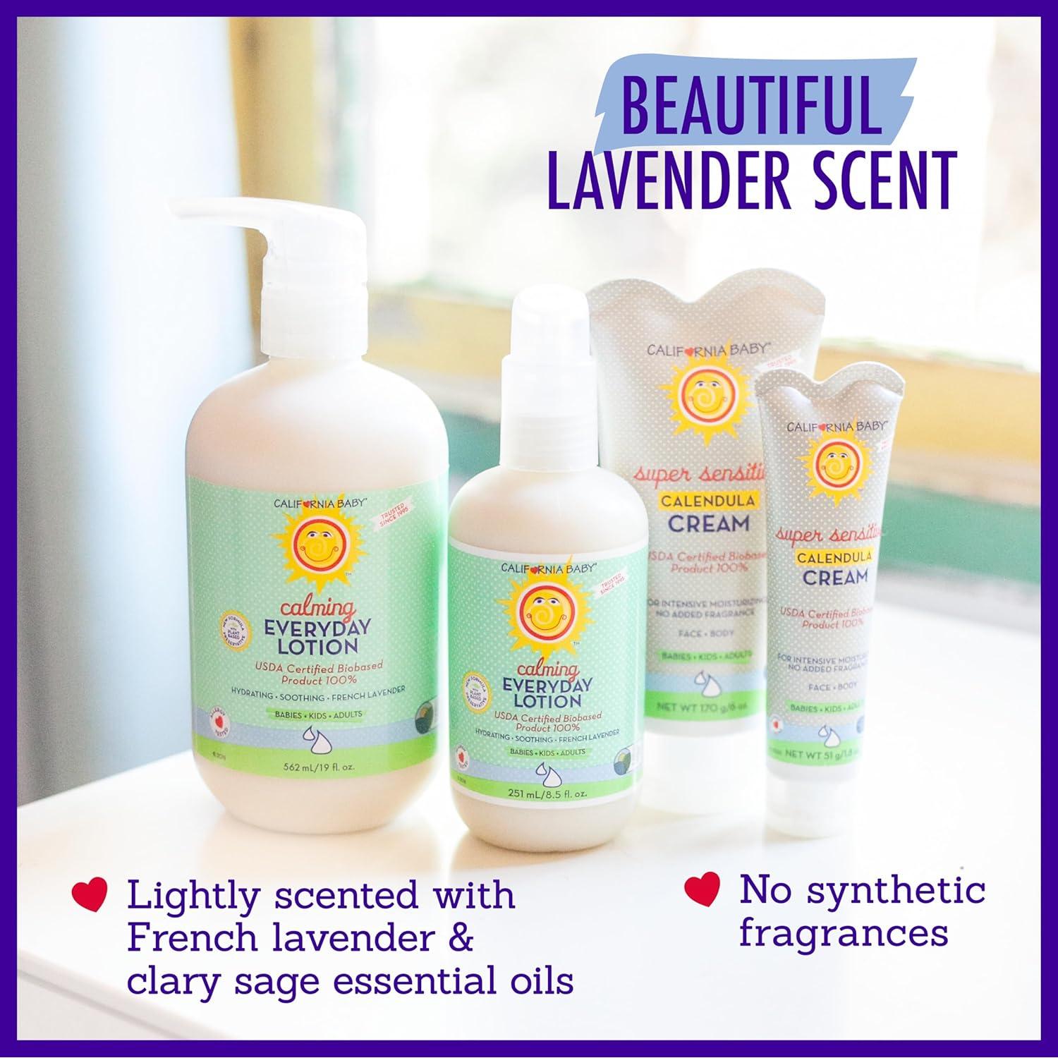 Loción Calmante California Baby 240 ml - Hidratante Facial Bebés