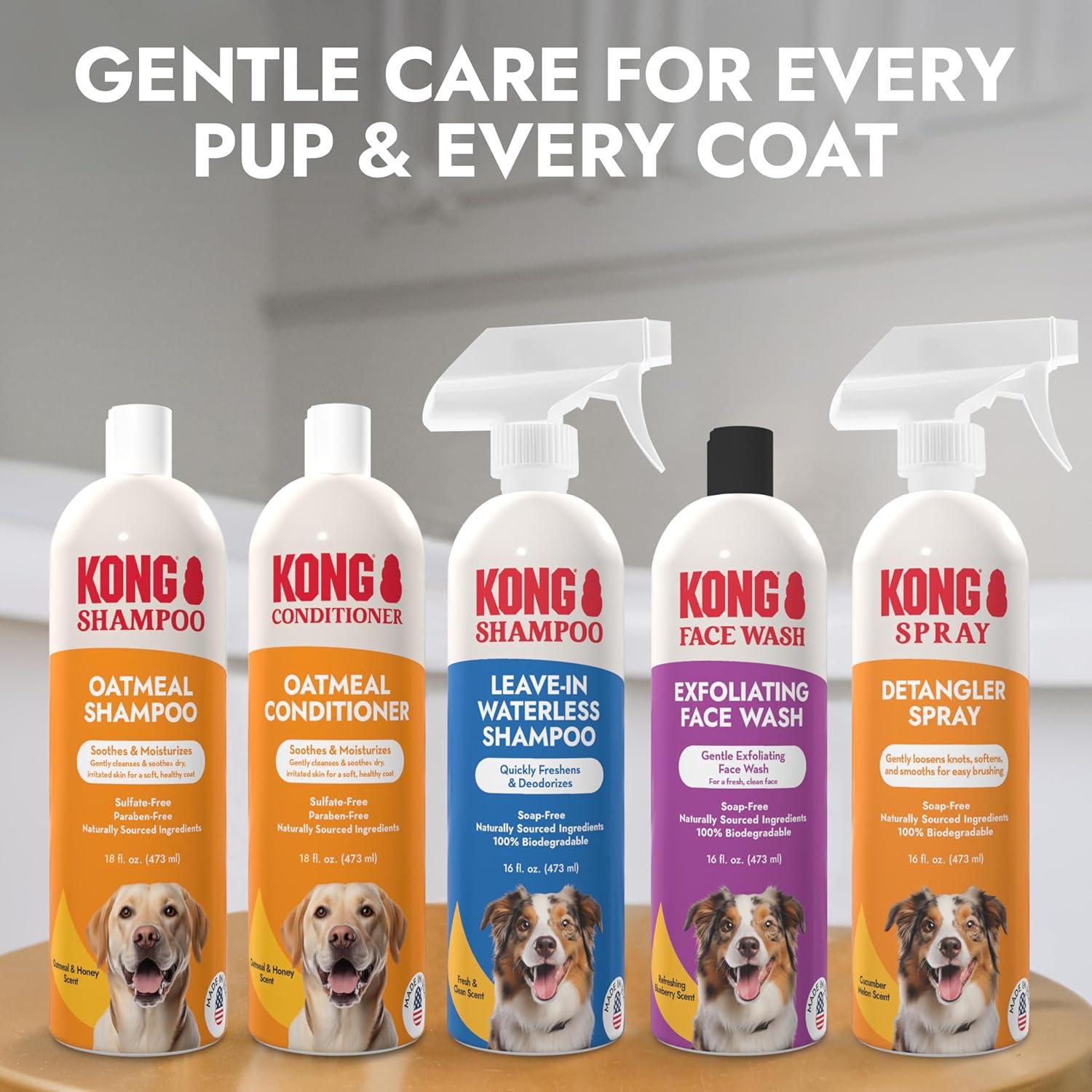 KONG Spray Desenredante para Perros 473 ml - Aroma Melón