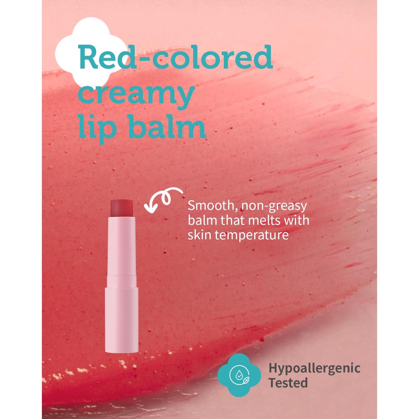 Bálsamo Labial Colorido GOONGBE para Niños - Tinte Rojo Natural 2.83g