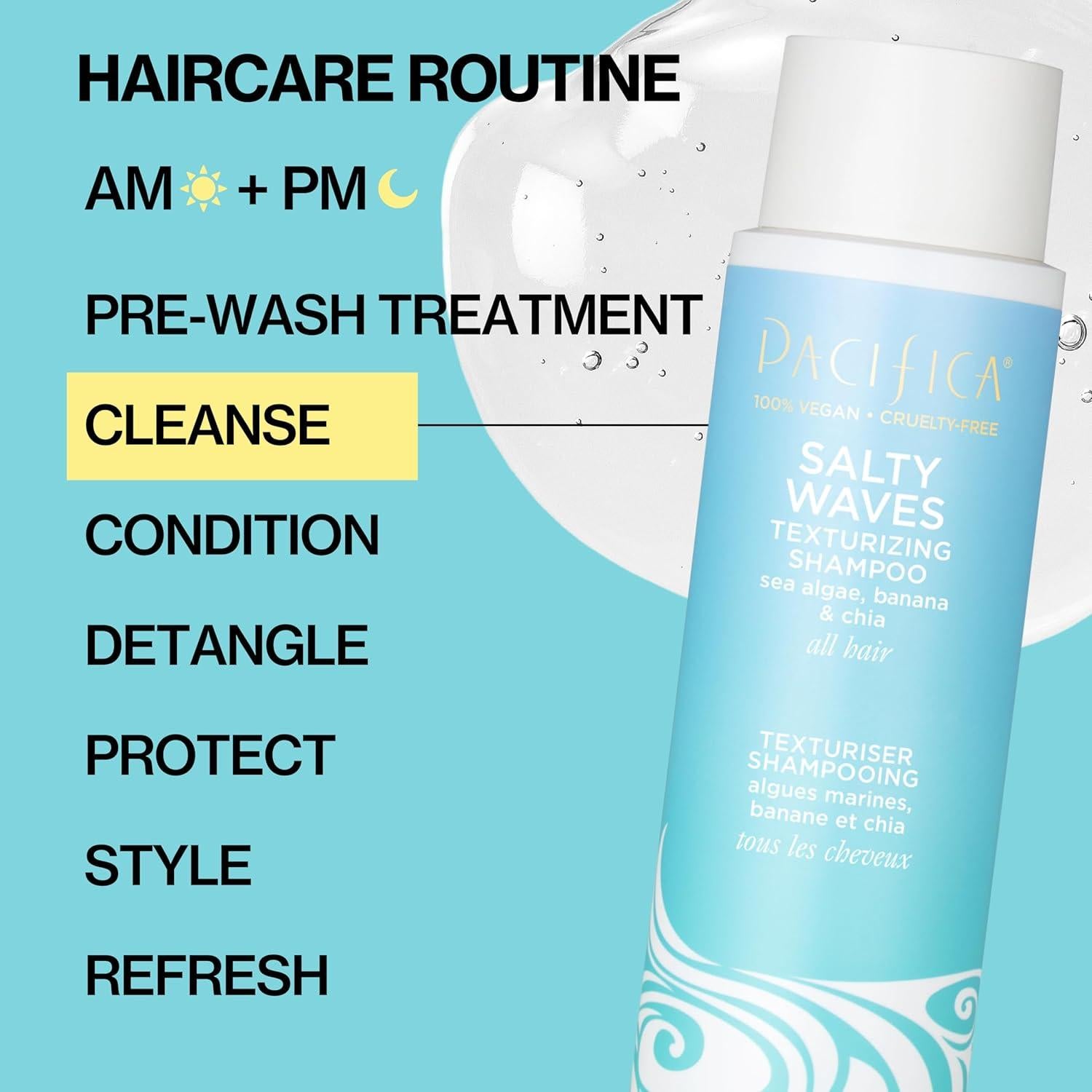 Set Champú y Acondicionador Texturizante Pacifica 591ml