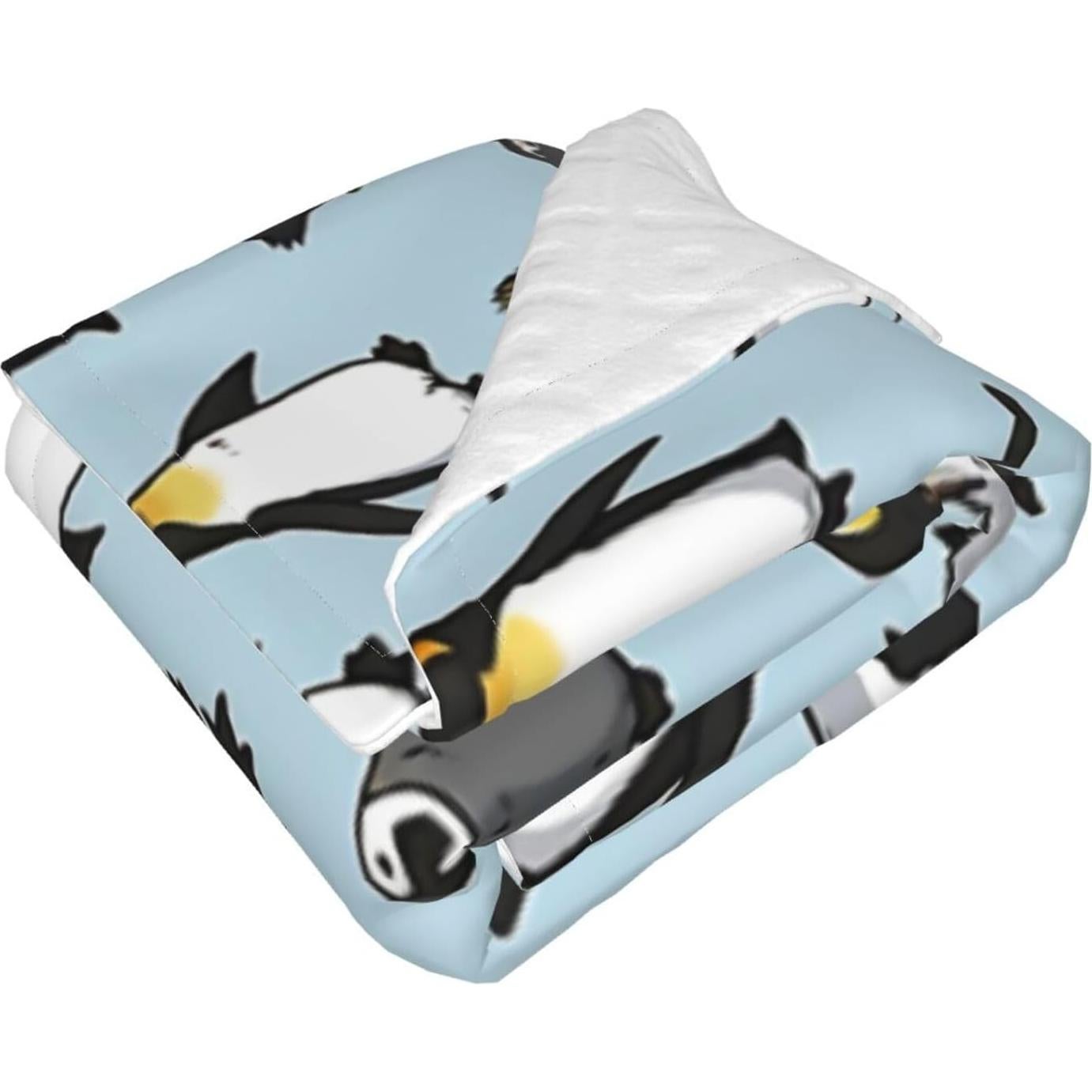 Manta de Recepción ZIAYQWP Pingüino Lindo 76x102 cm Suave