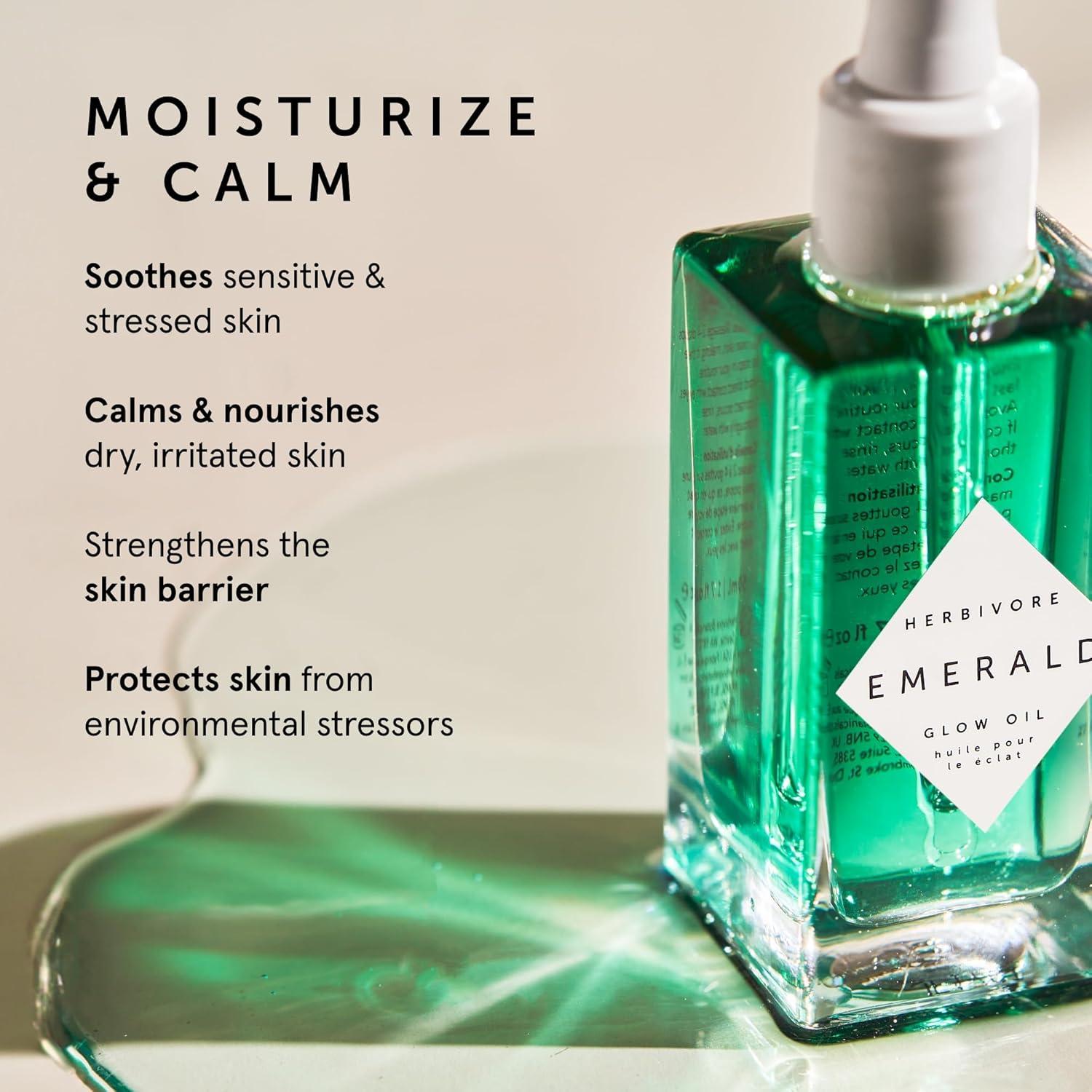 Aceite Facial Herbivore 30 ml | Hidratante y Calmante Vegano