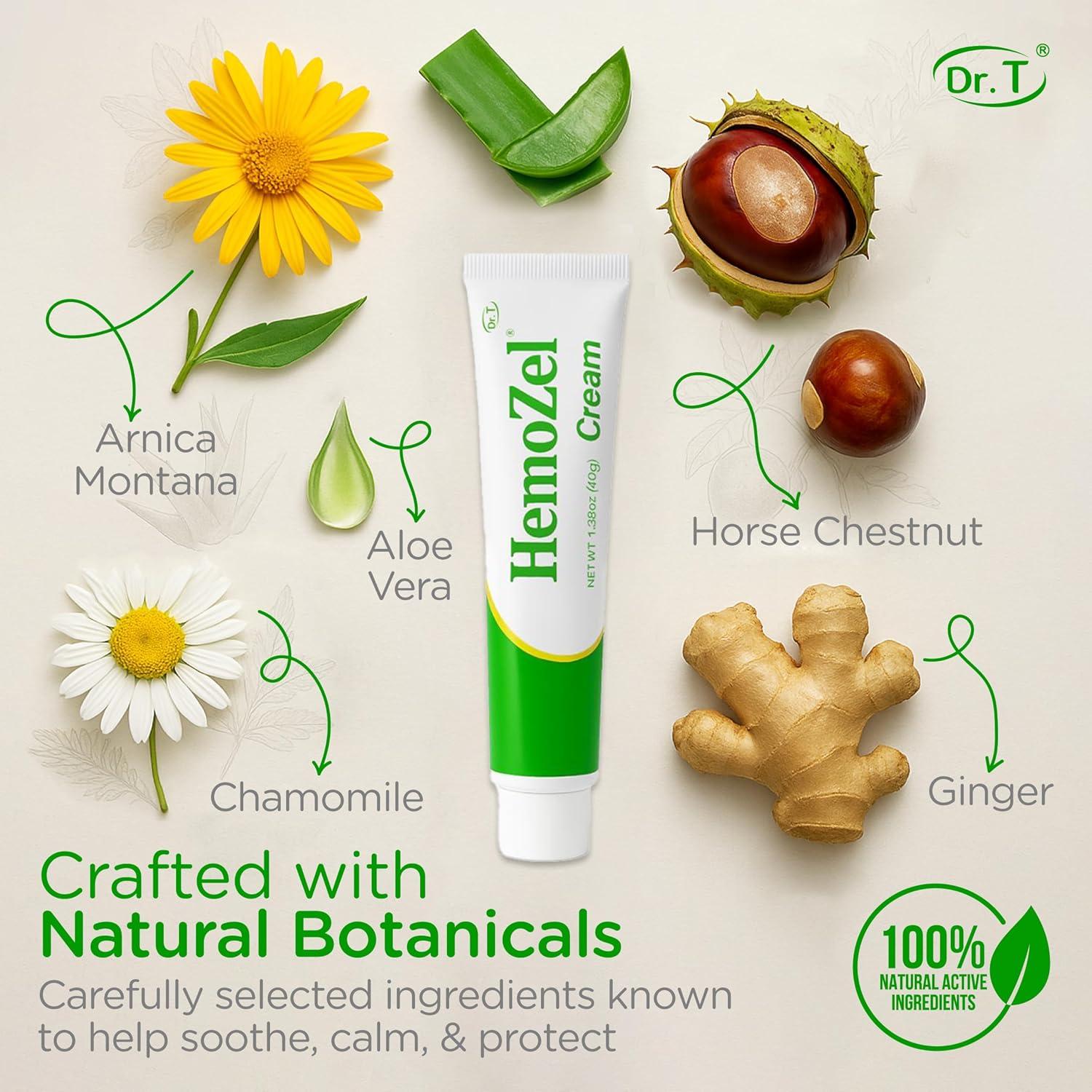 Crema HemoZel Dr. T - Hidratante para Piel Irritada 39.2 g