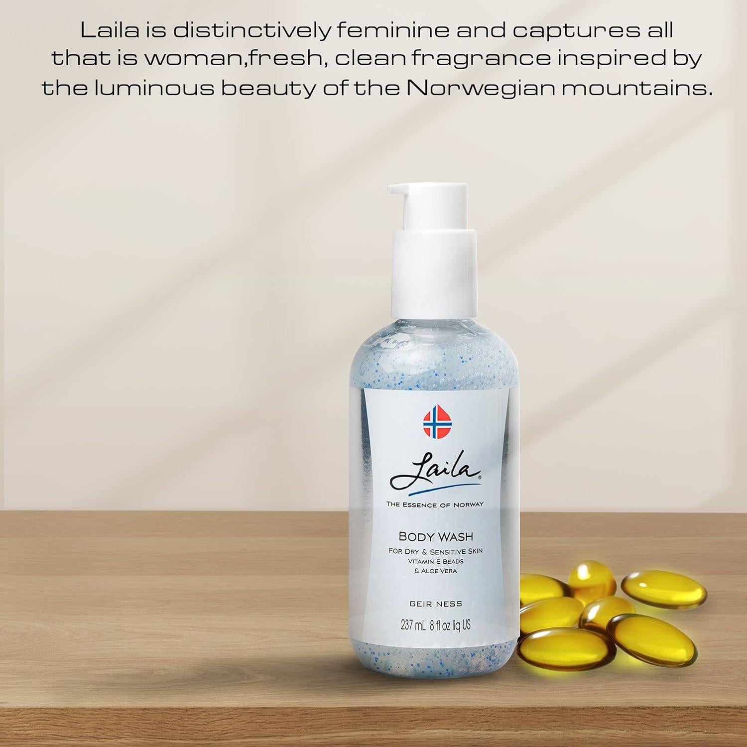 Gel de Ducha Nutritivo Geir Ness Laila 226.8g - Piel Seca