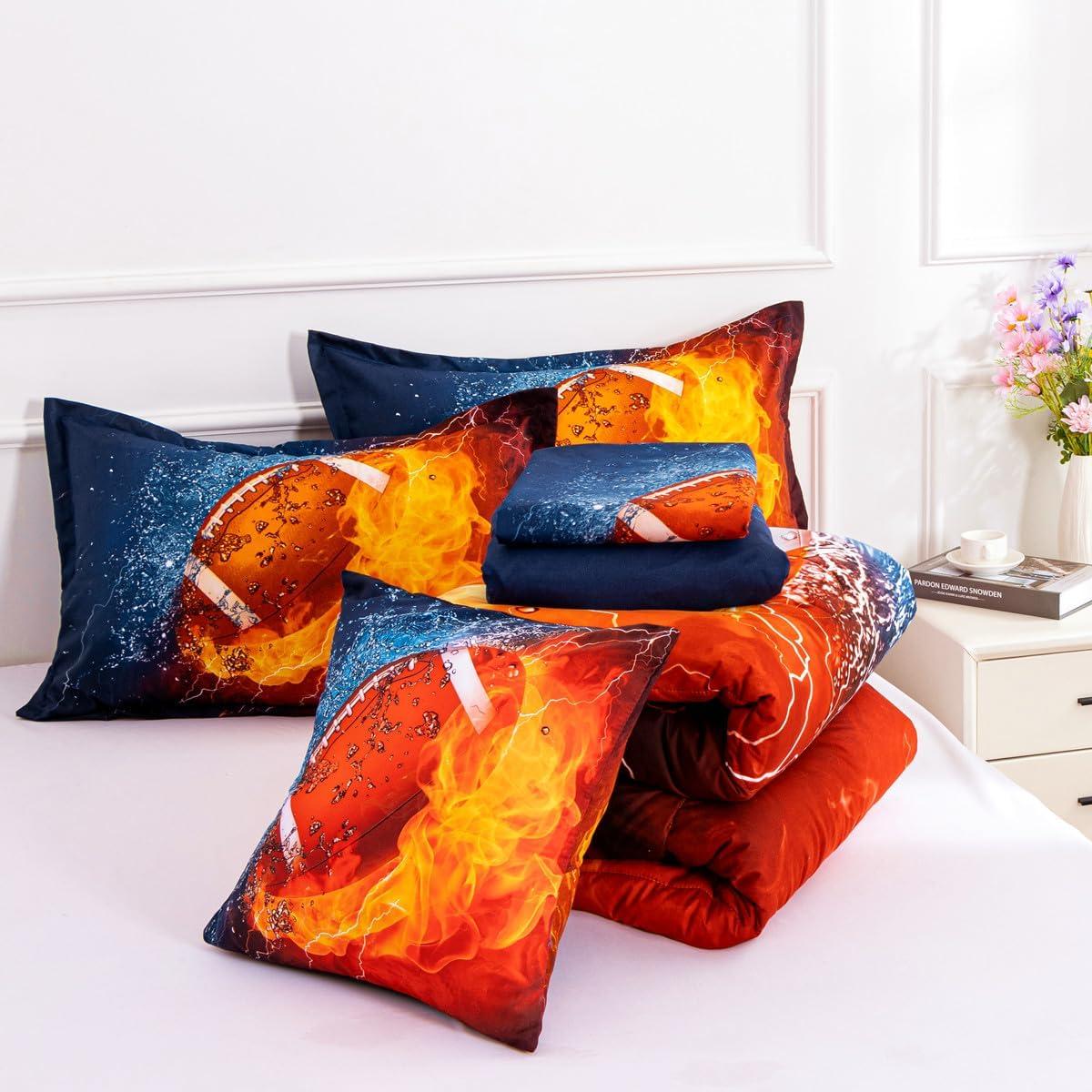 Conjunto de Edredón NTBED Fútbol Americano 6 Piezas Completo