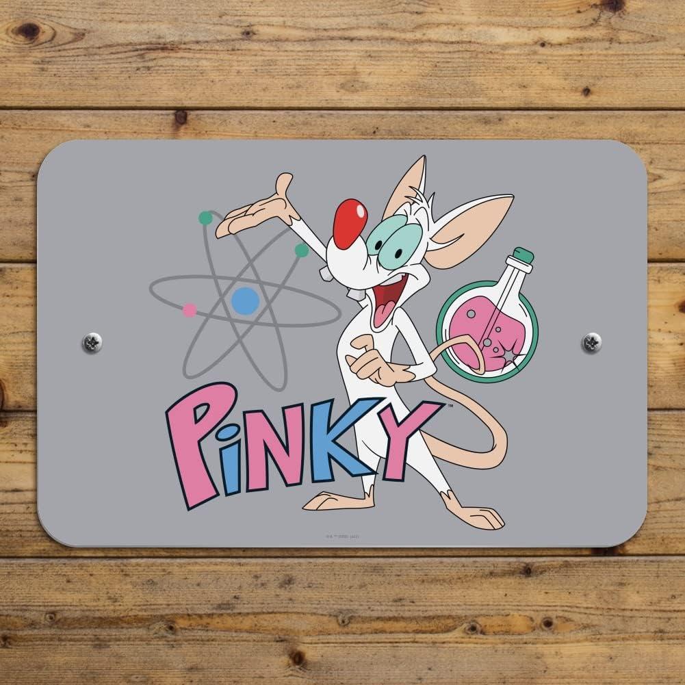 Señal de Negocio Pinky y el Cerebro 30.5cm x 20.3cm Plástico