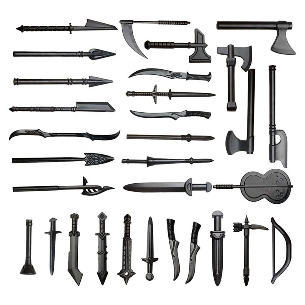 Paquete de Armas Medievales Xbrtmbuild - 30 Piezas Detalladas