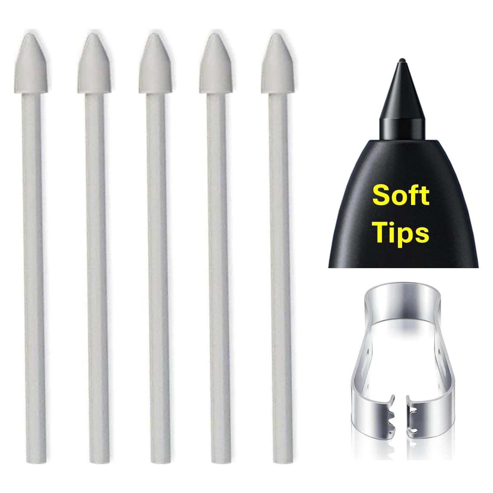 5 Puntas Suaves SLQ Reemplazo para Stylus S Pen Galaxy Tab S10