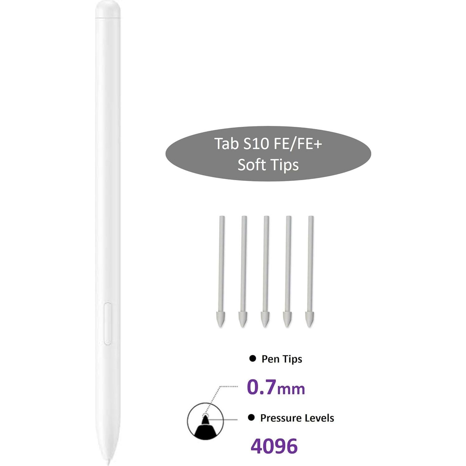 5 Puntas Suaves SLQ Reemplazo para Stylus S Pen Galaxy Tab S10