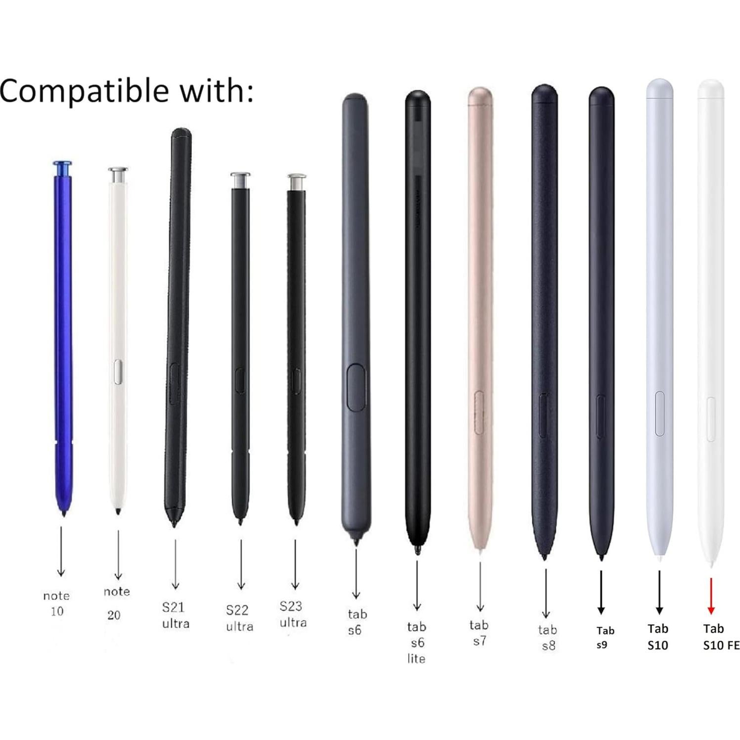 5 Puntas Suaves SLQ Reemplazo para Stylus S Pen Galaxy Tab S10