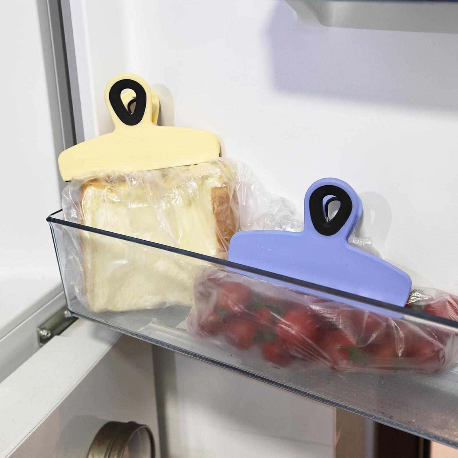 Clips Magnéticos para Bolsas Mr. Pen, Paquete de 4, 12.7 cm, Alta Resistencia