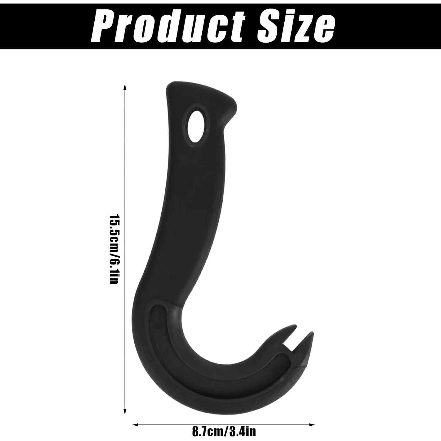 Abre Latas Ergonomico BOXOB Negro - Herramienta Manual Antideslizante