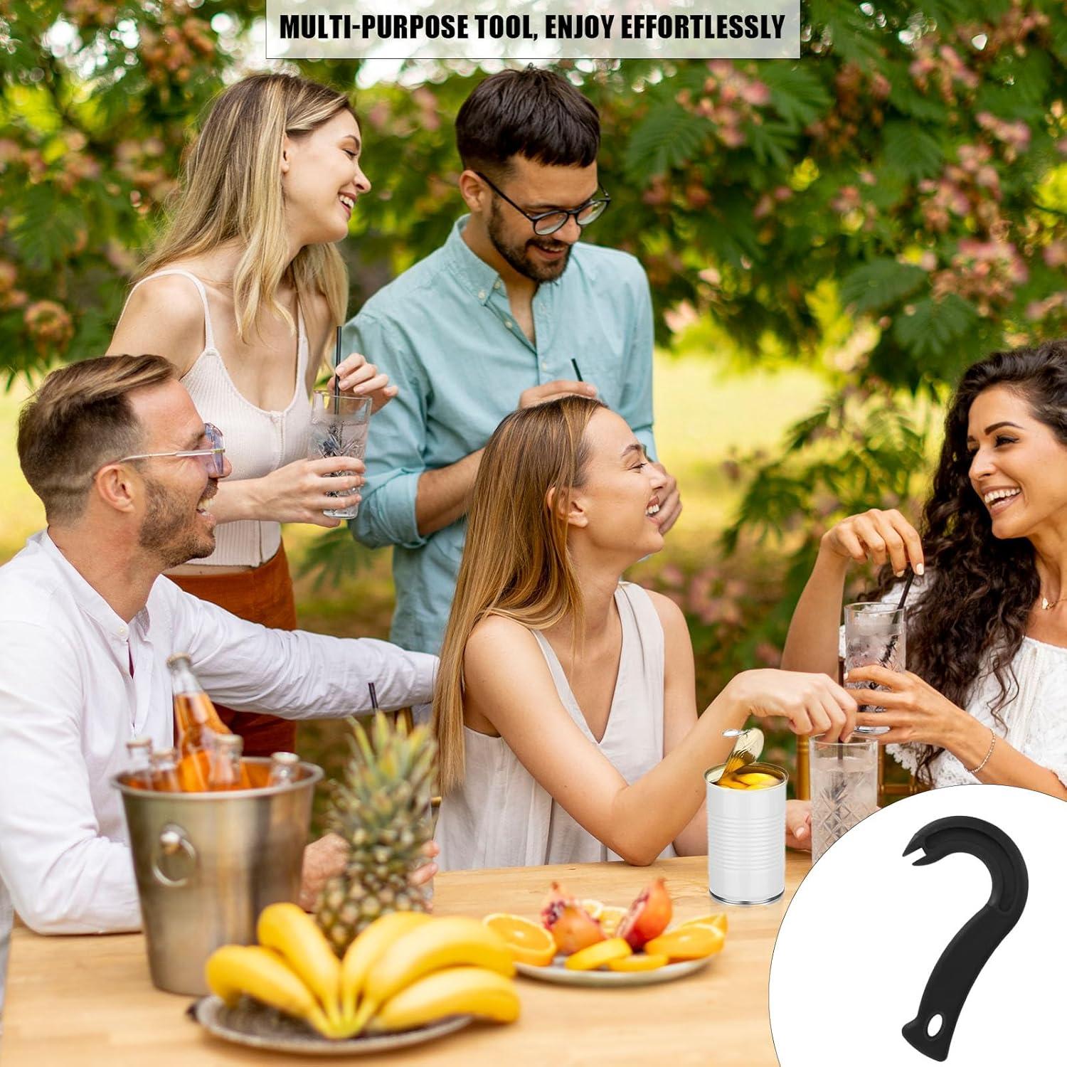 Abre Latas Ergonomico BOXOB Negro - Herramienta Manual Antideslizante