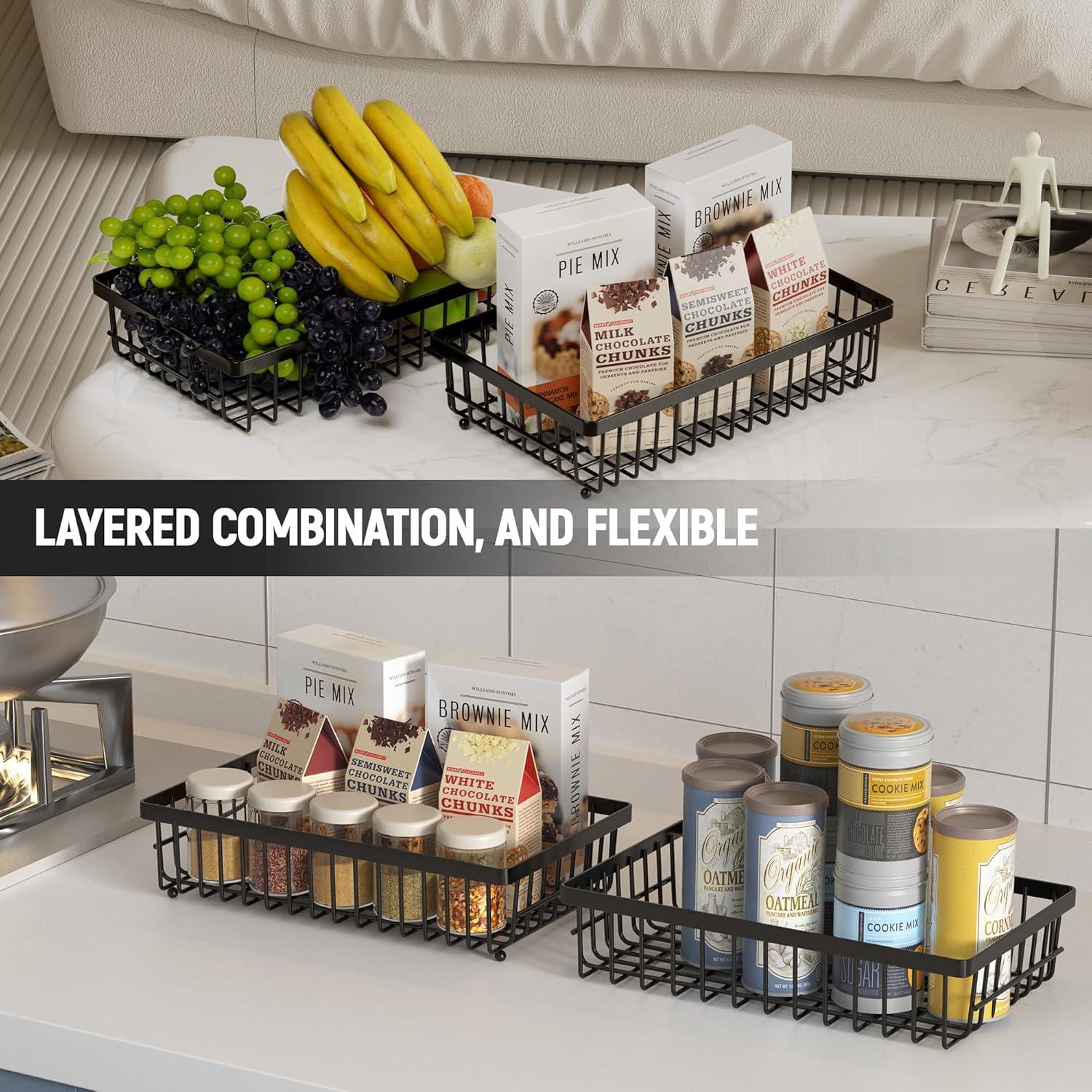 Cesta de Frutas 2 Niveles Nbwxcwbs Soporte para Plátano Negro