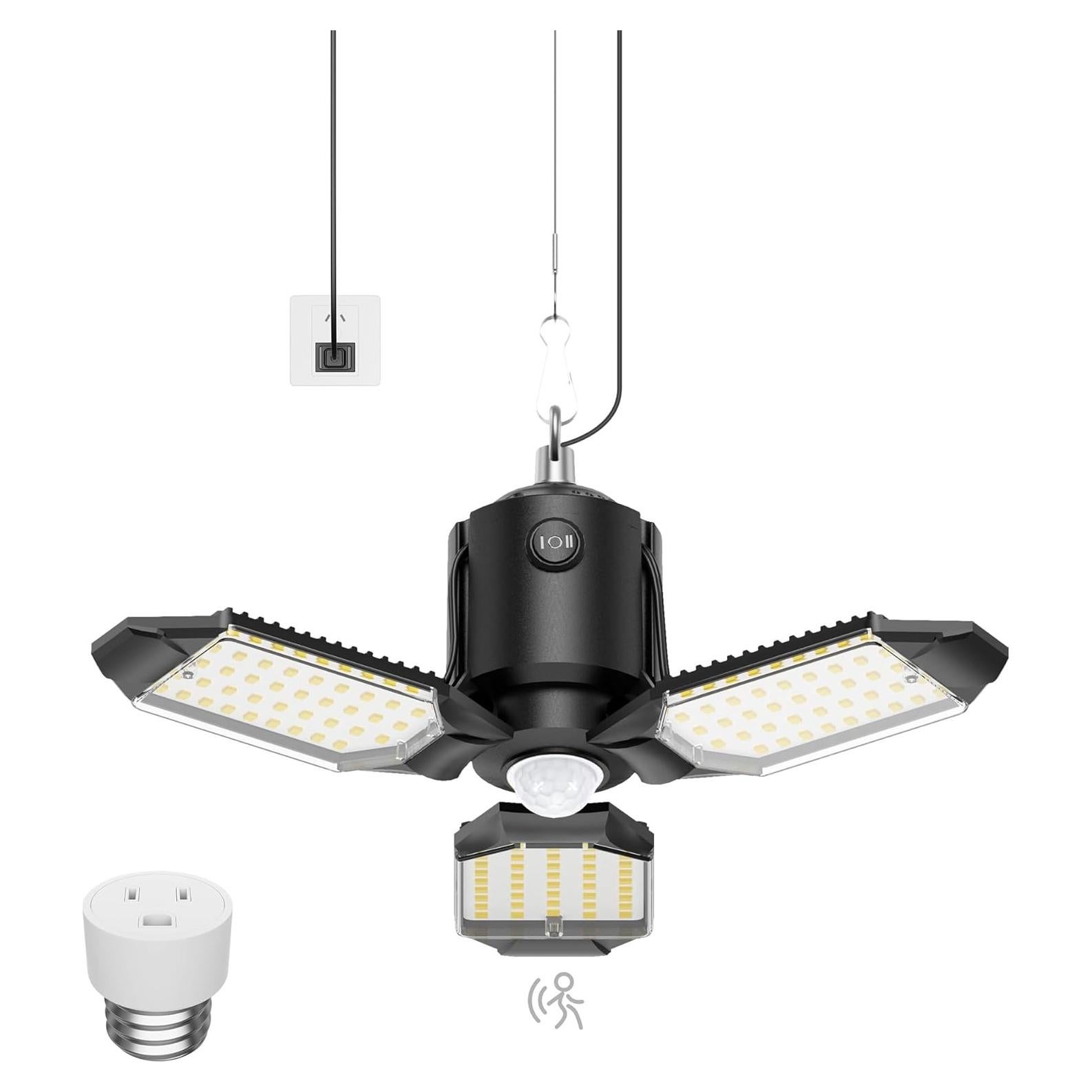 Luz de Garaje LED Kryoza 80W 8000LM con Sensor de Movimiento