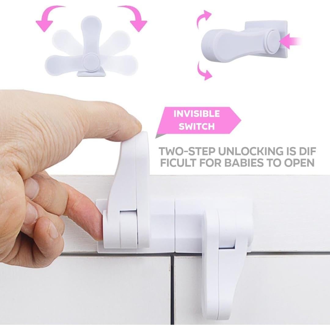 Cerraduras de Palanca de Puerta de Seguridad OUYIYE - 6 Paquetes