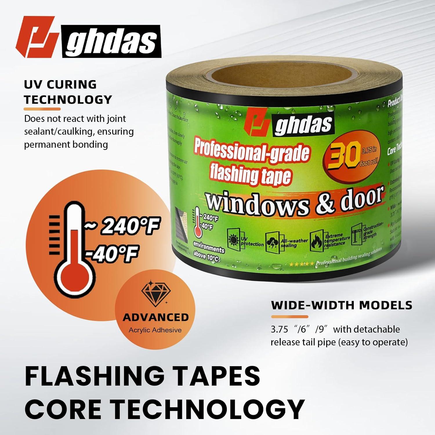 Cinta Reflectante Bghdas 9.53 cm x 9.14 m Resistente UV