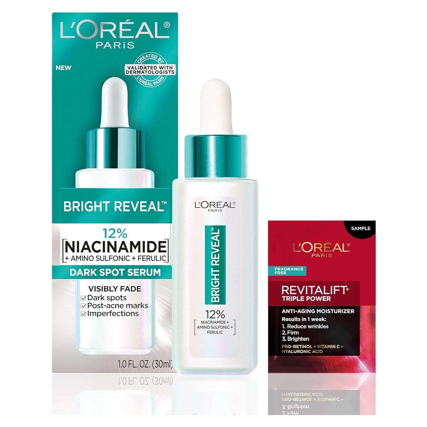 Suero para Manchas Oscuras L'Oréal Paris Bright Reveal 12%