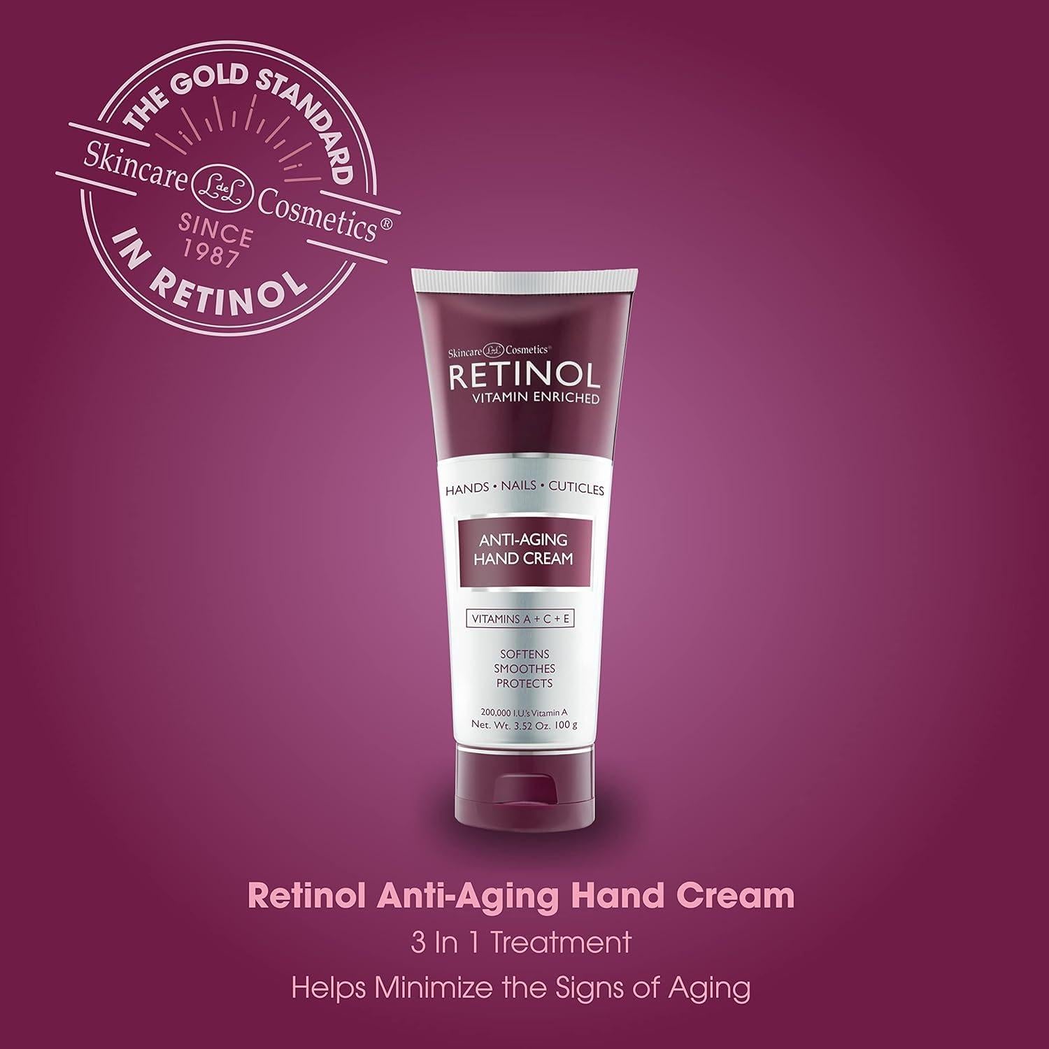 Crema de Manos Anti-Envejecimiento Retinol Skincare 68g