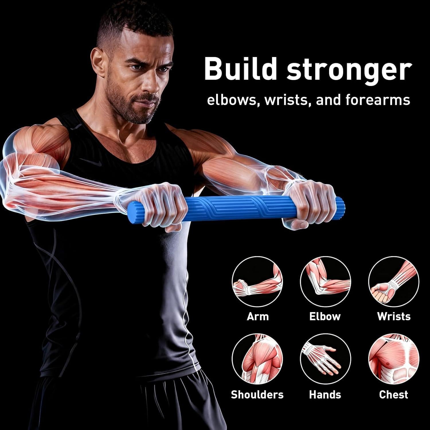 Barra de Resistencia HSOOVZN FlexT para Terapia Física y Gimnasio