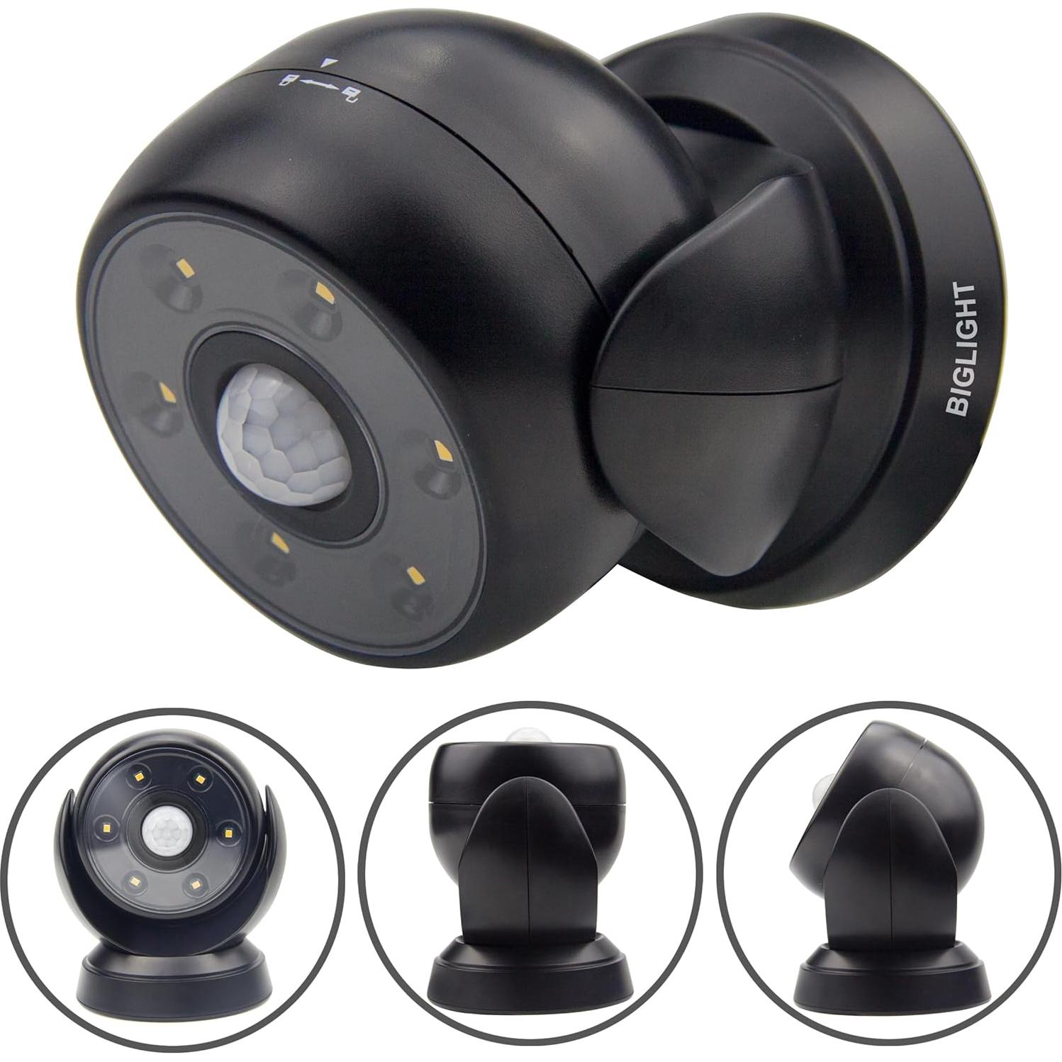 Luz de Sensor de Movimiento BIGLIGHT LED Inalámbrica 200 Lúmenes