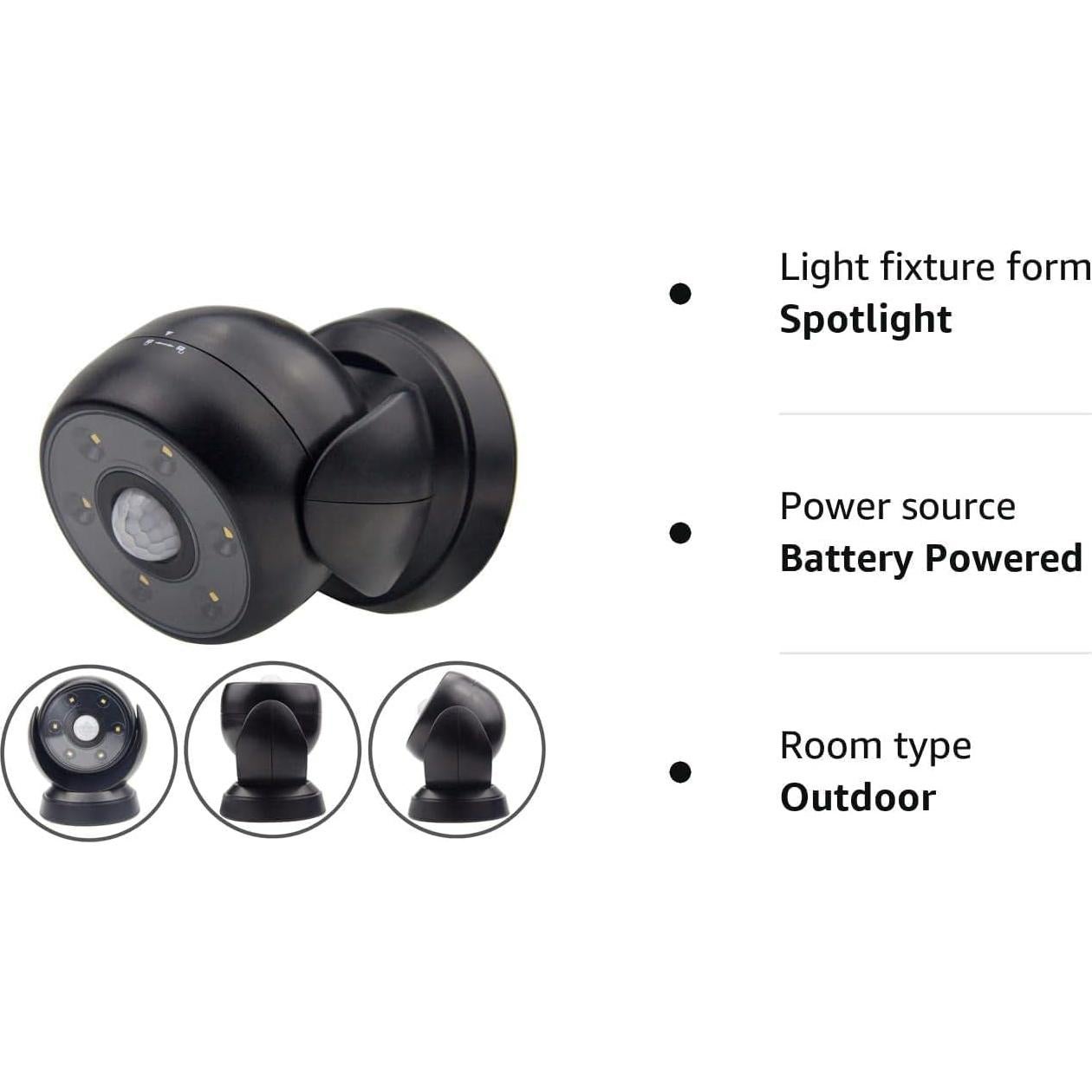 Luz de Sensor de Movimiento BIGLIGHT LED Inalámbrica 200 Lúmenes