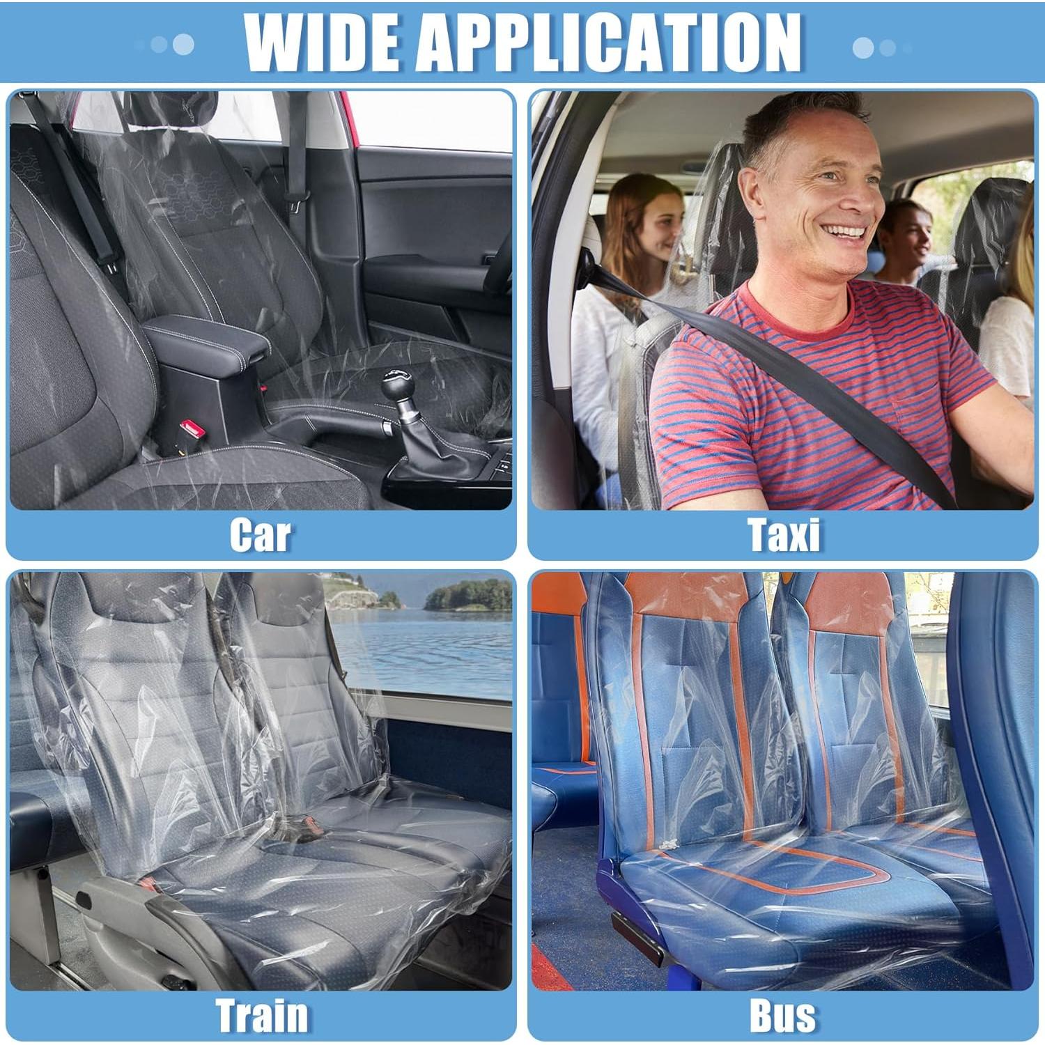 Fundas de Asiento de Coche Desechables MYFAMIREA 50 Piezas