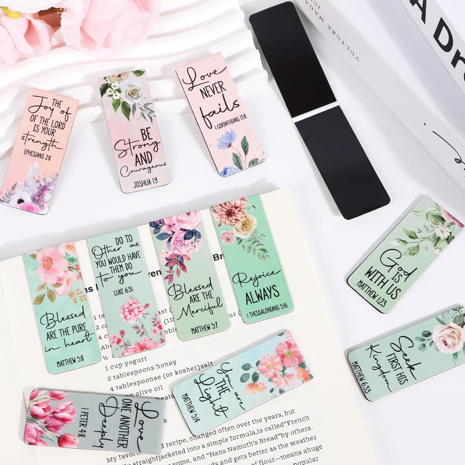 Marcadores Magnéticos Florales Inspiradores Wxiben - 30 Piezas