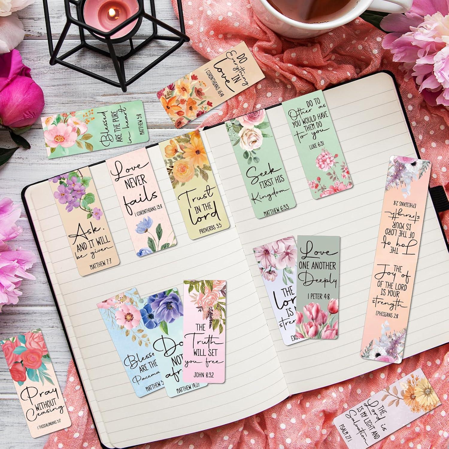 Marcadores Magnéticos Florales Inspiradores Wxiben - 30 Piezas