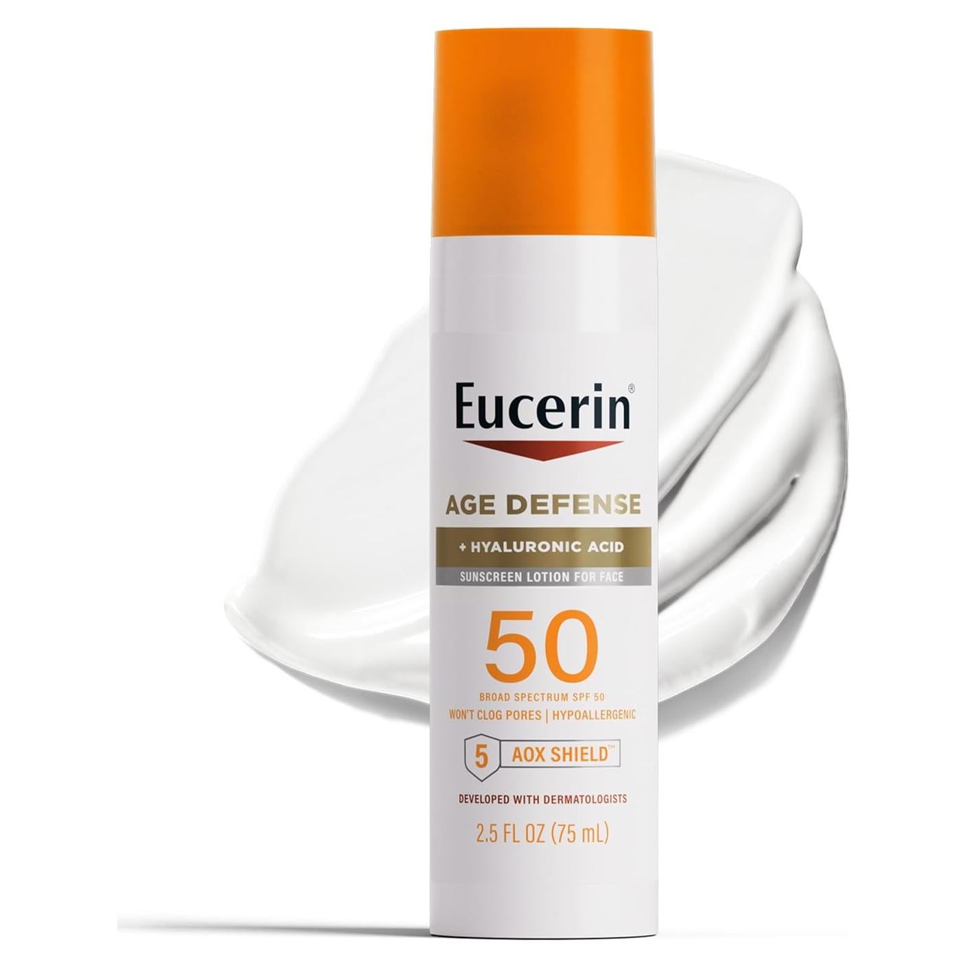 Protector Solar Facial Eucerin Sun Age Defense SPF 50 74 ml