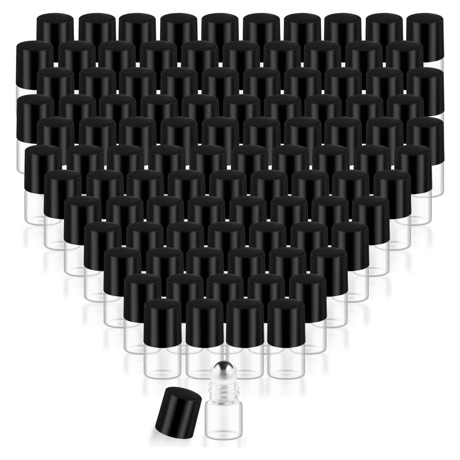 Cositina 100 Botellas de Aceites Esenciales 1ml Vidrio Rodante