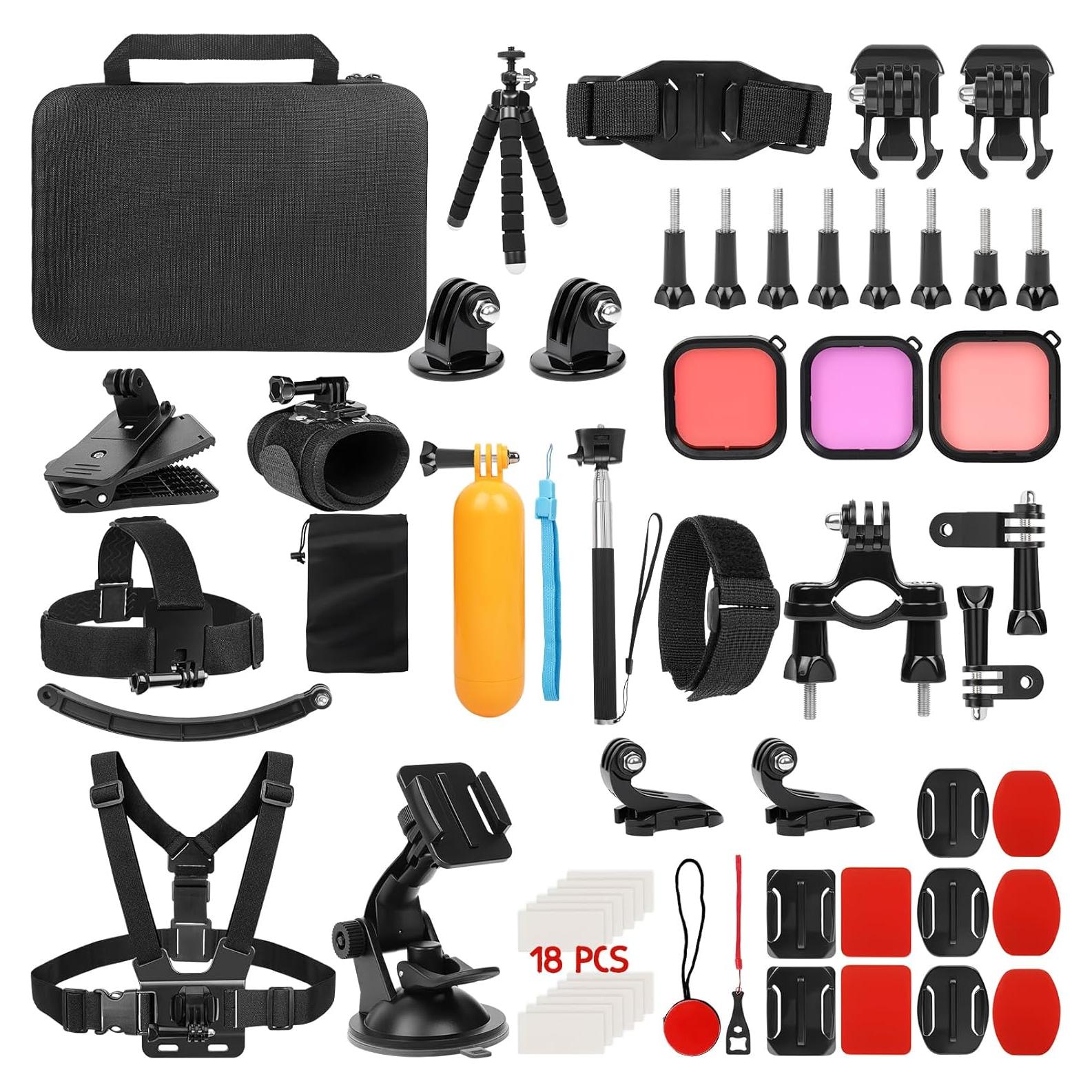 Kit de Accesorios para Cámara de Acción ChromLives 60 en 1