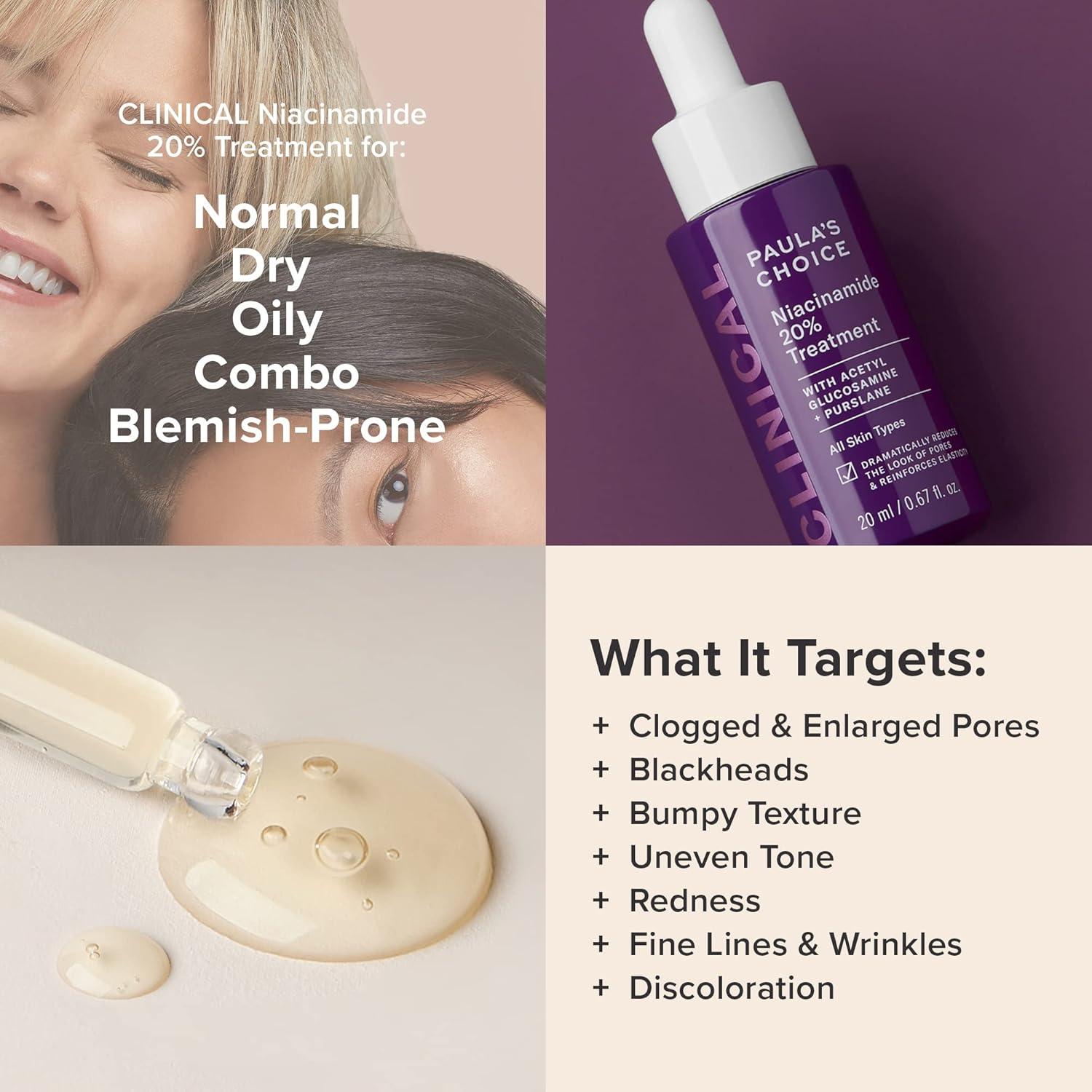 Suero Niacinamida 20% Paula's Choice 19g Antienvejecimiento