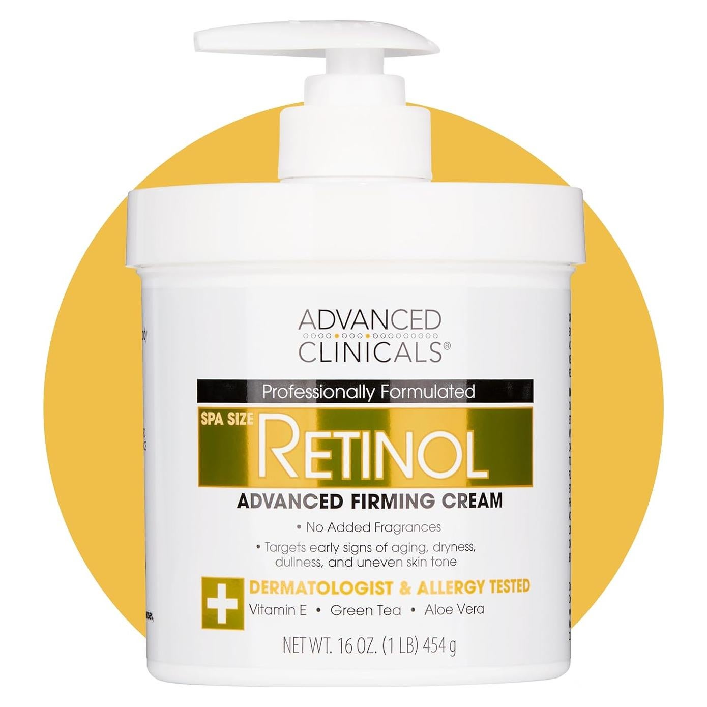 Loción Corporal Retinol Advanced Clinicals 453 g Hidratante