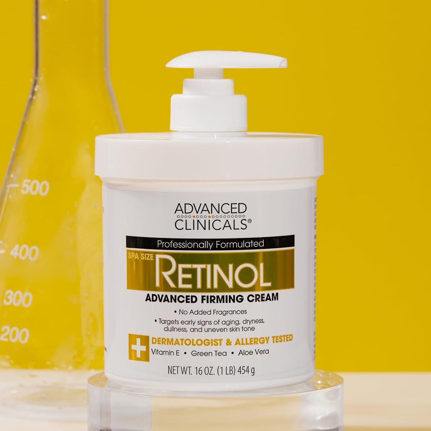 Loción Corporal Retinol Advanced Clinicals 453 g Hidratante