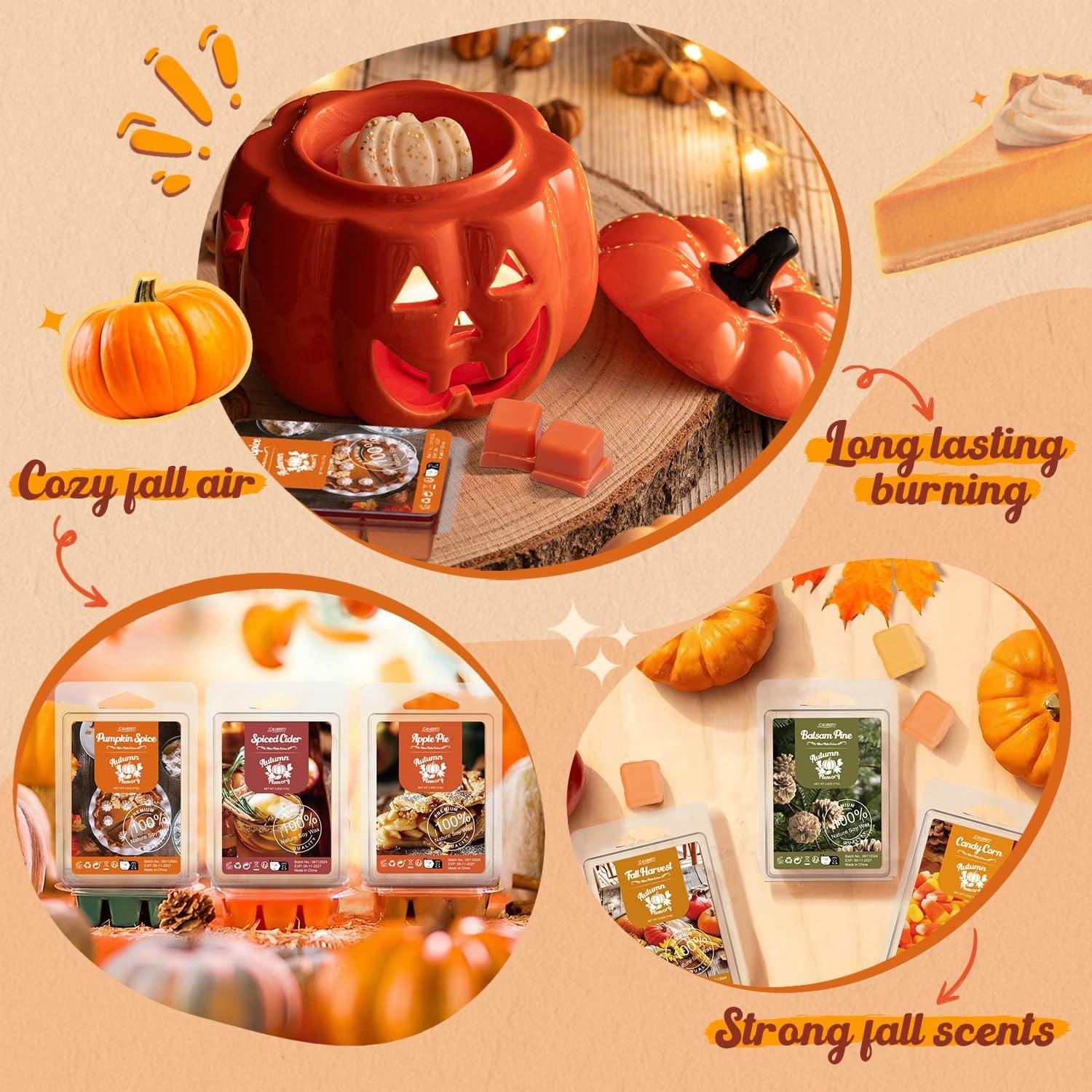 Set de Ceras Aromáticas Salubrito Otoño - 8 Fragancias 70.9g