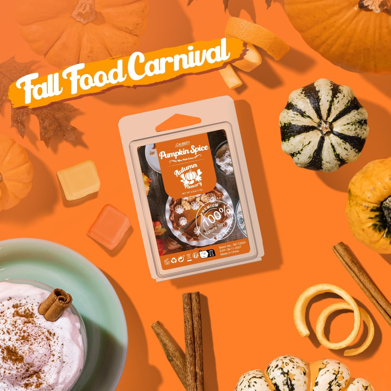 Set de Ceras Aromáticas Salubrito Otoño - 8 Fragancias 70.9g