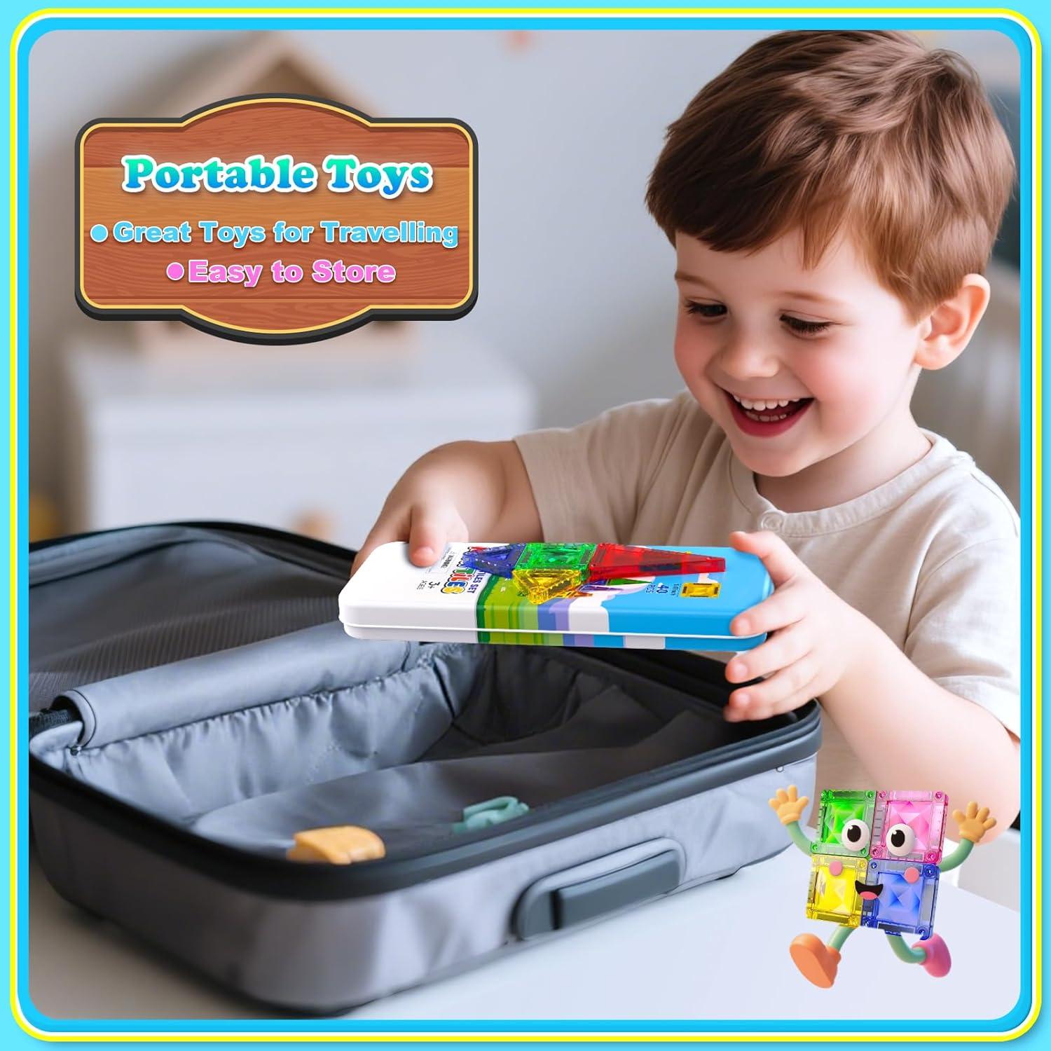 Set de Azulejos Magnéticos Textura Diamante Magnetopia 40 PCS