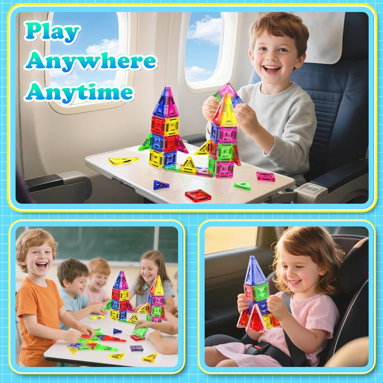 Set de Azulejos Magnéticos Textura Diamante Magnetopia 40 PCS