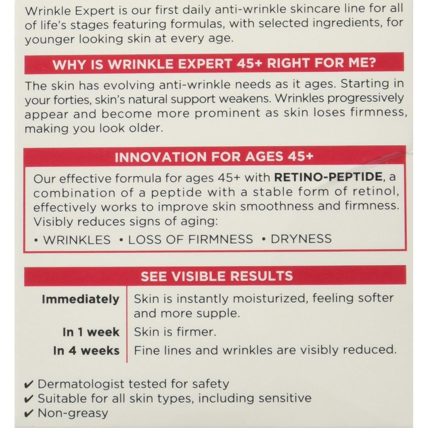 Hidratante Facial Antiarrugas L'Oreal 45+ Retino-Péptido 50ml